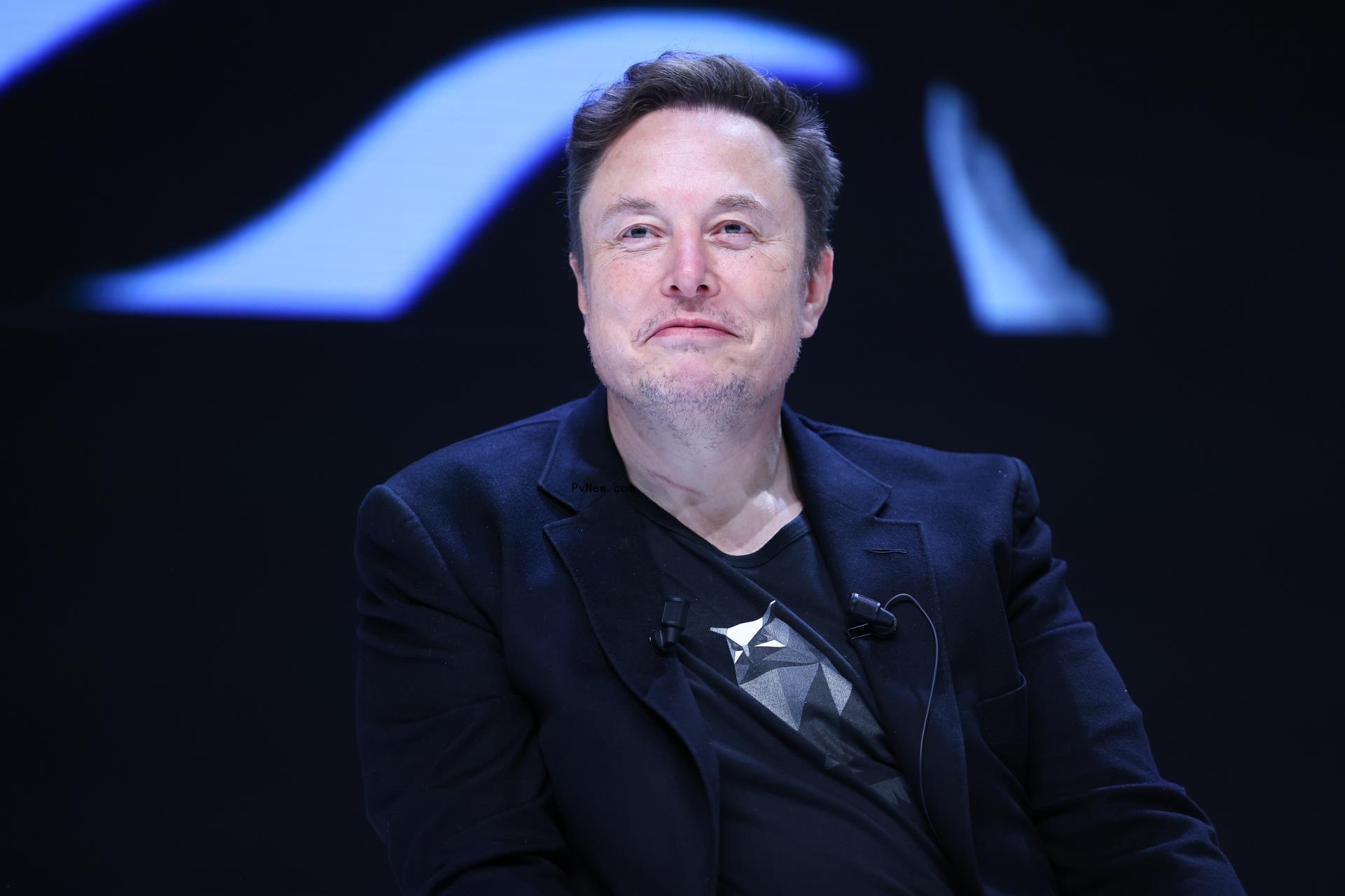 Elon Musk speaking at Cannes Lions. 