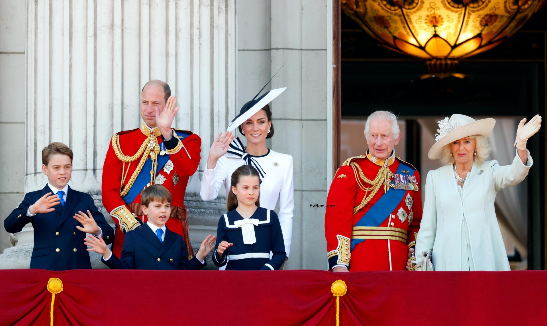 Prince William and his family
