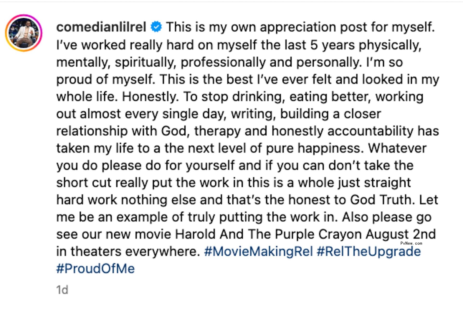 Lil Rel Howery Instagram