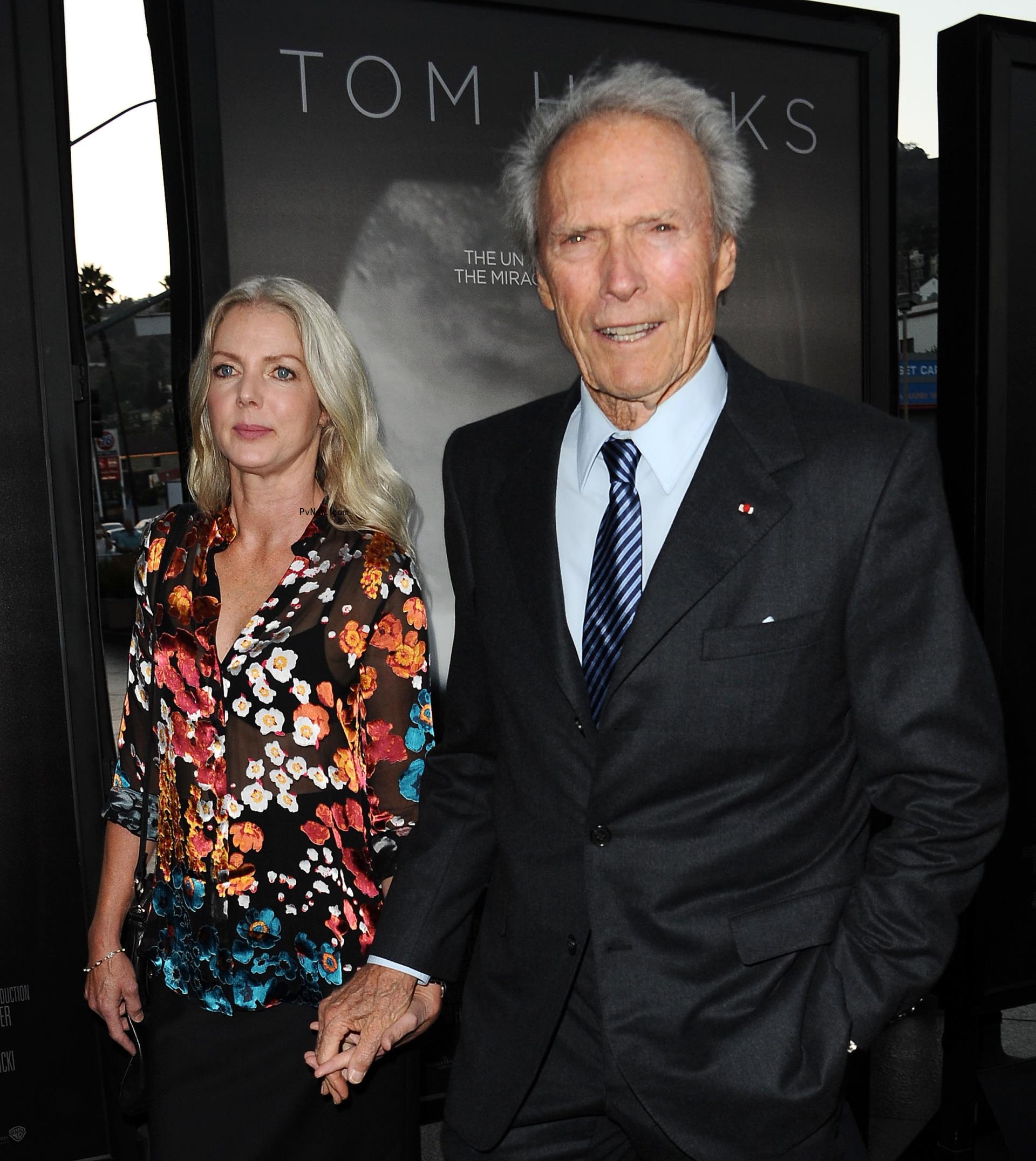 Christina Sandera and Clint Eastwood