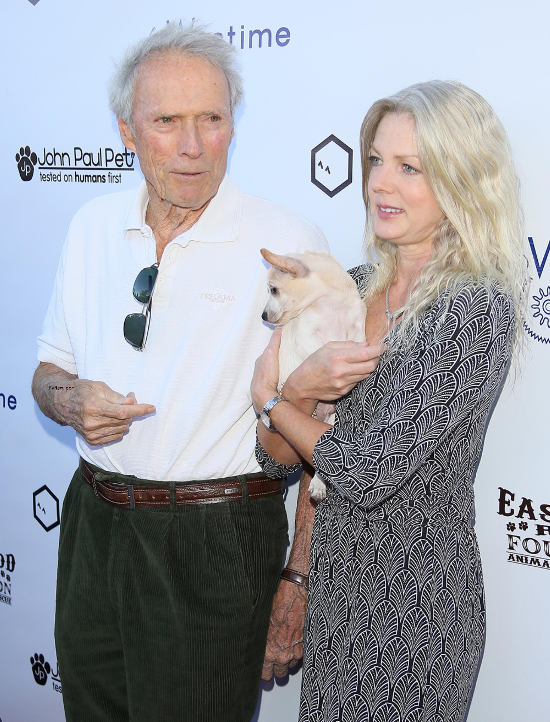 Christina Sandera and Clint Eastwood