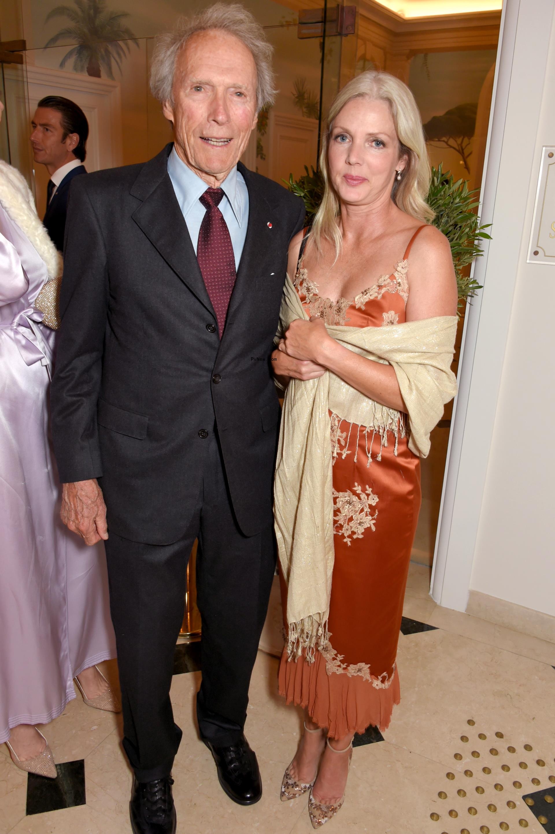 Christina Sandera and Clint Eastwood