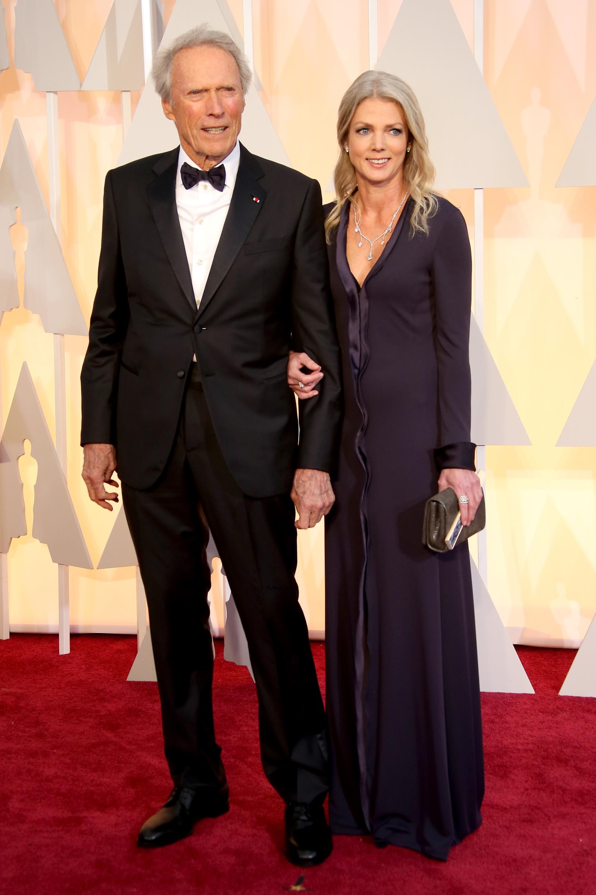 Christina Sandera and Clint Eastwood