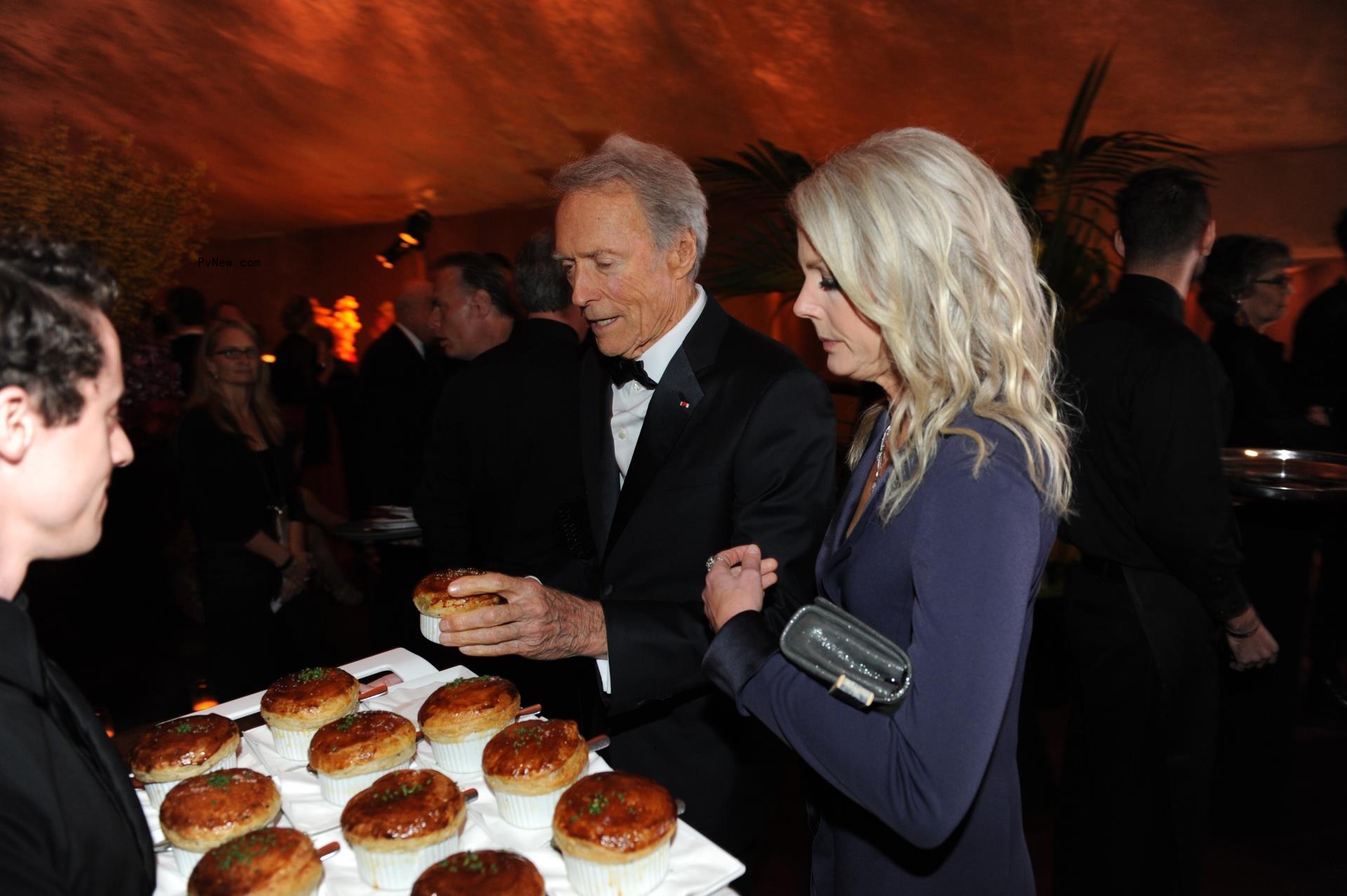 Christina Sandera and Clint Eastwood
