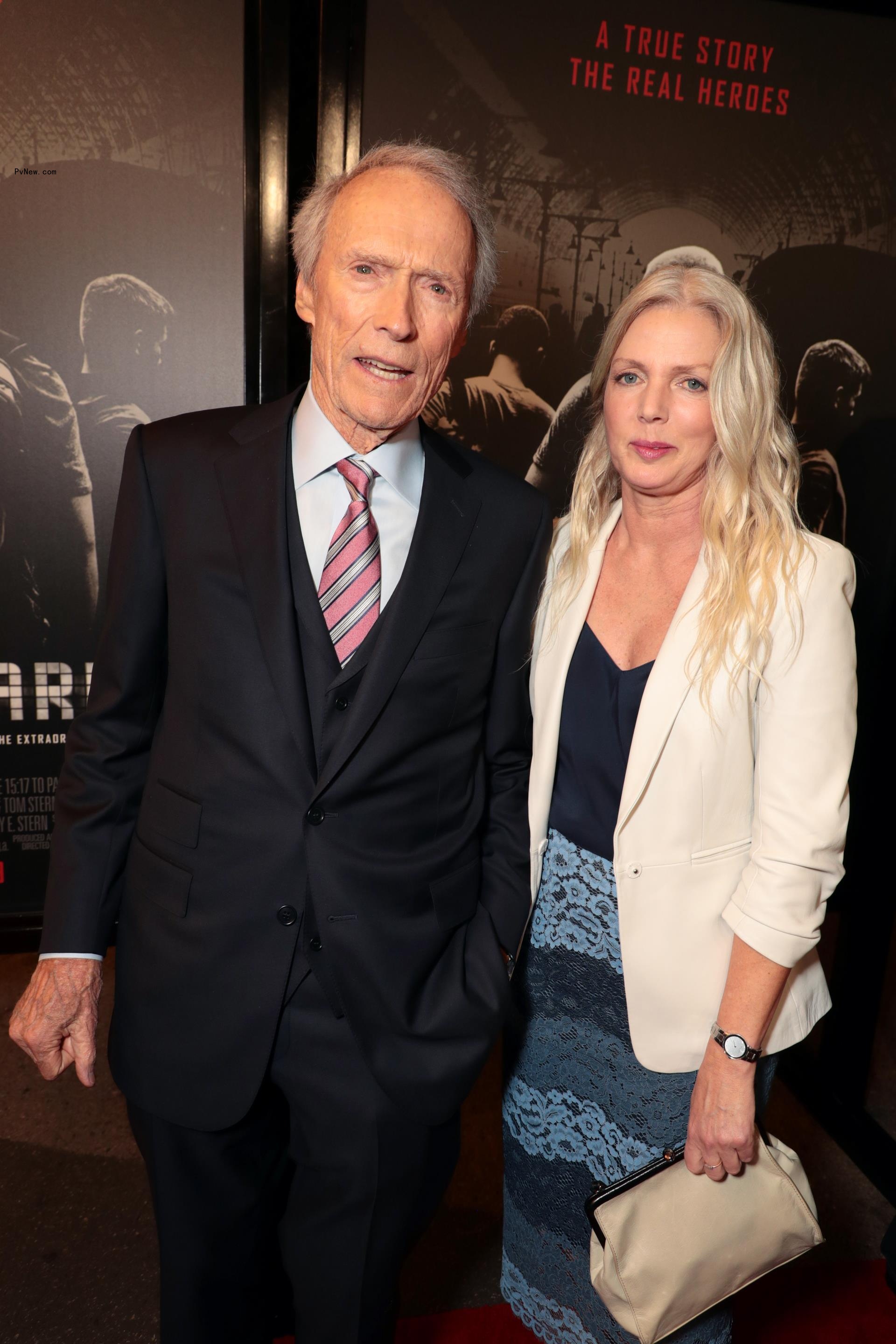Christina Sandera and Clint Eastwood