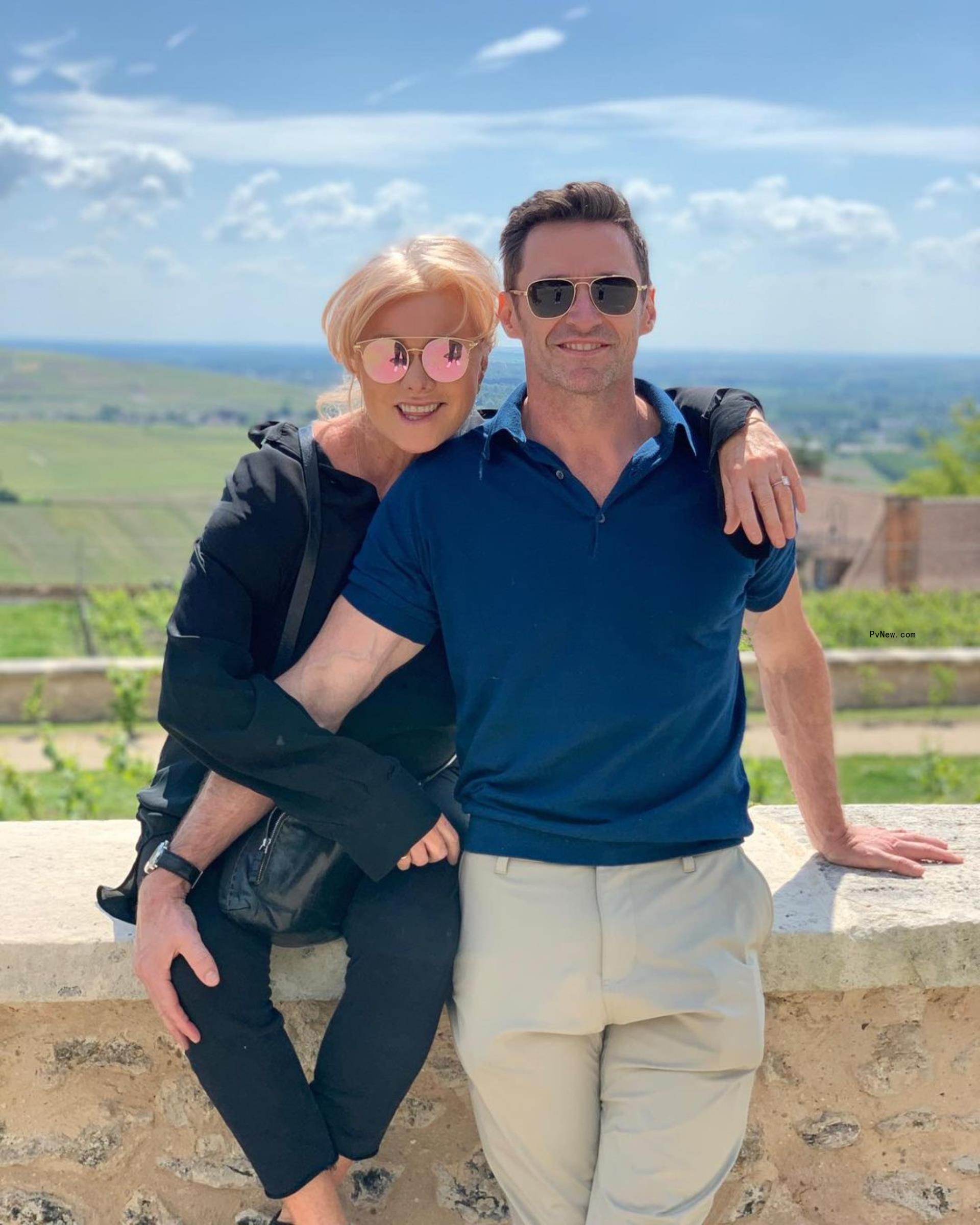 Deborra-Lee Furness and Hugh Jackman.