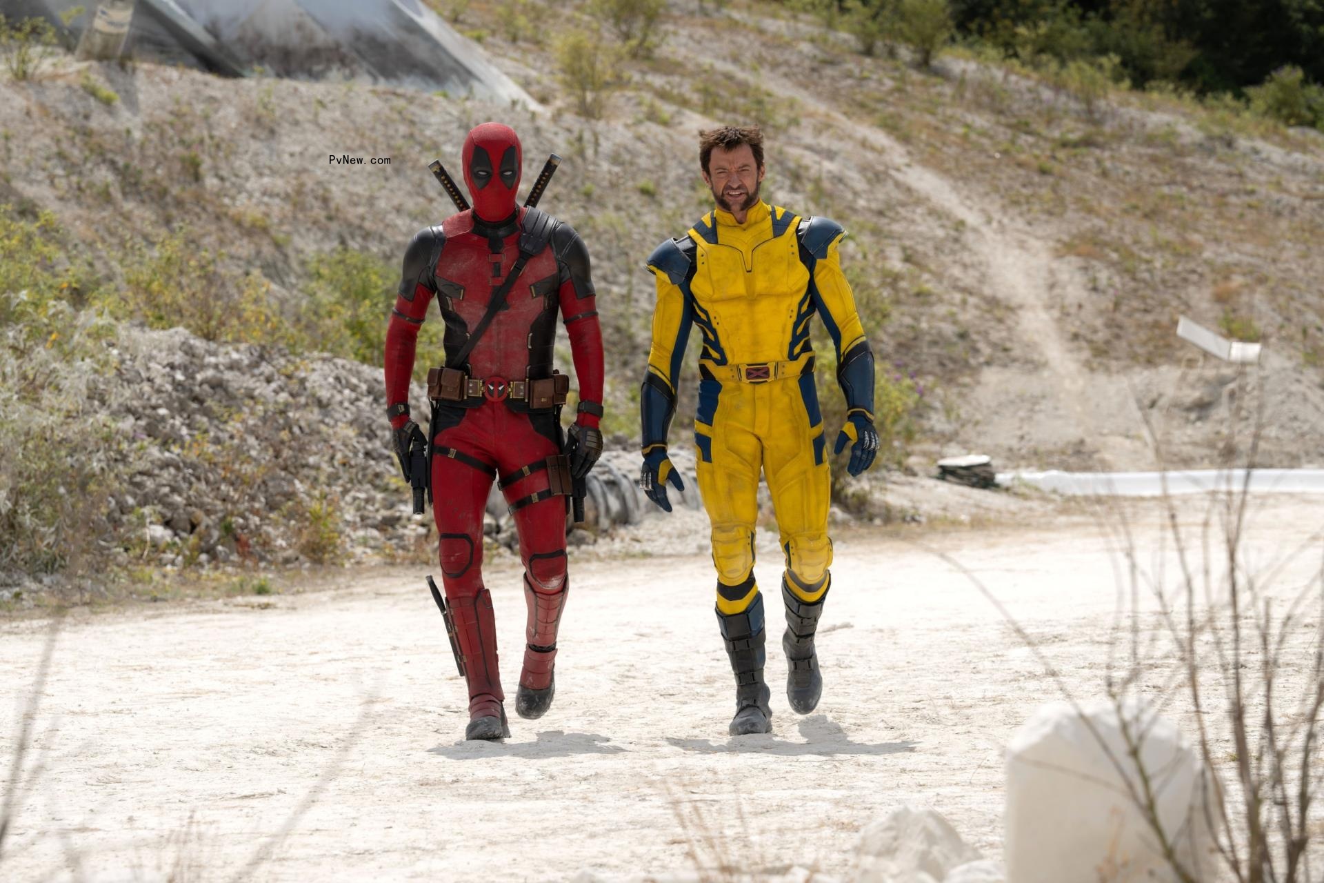 Ryan Reynolds and Hugh Jackman in 