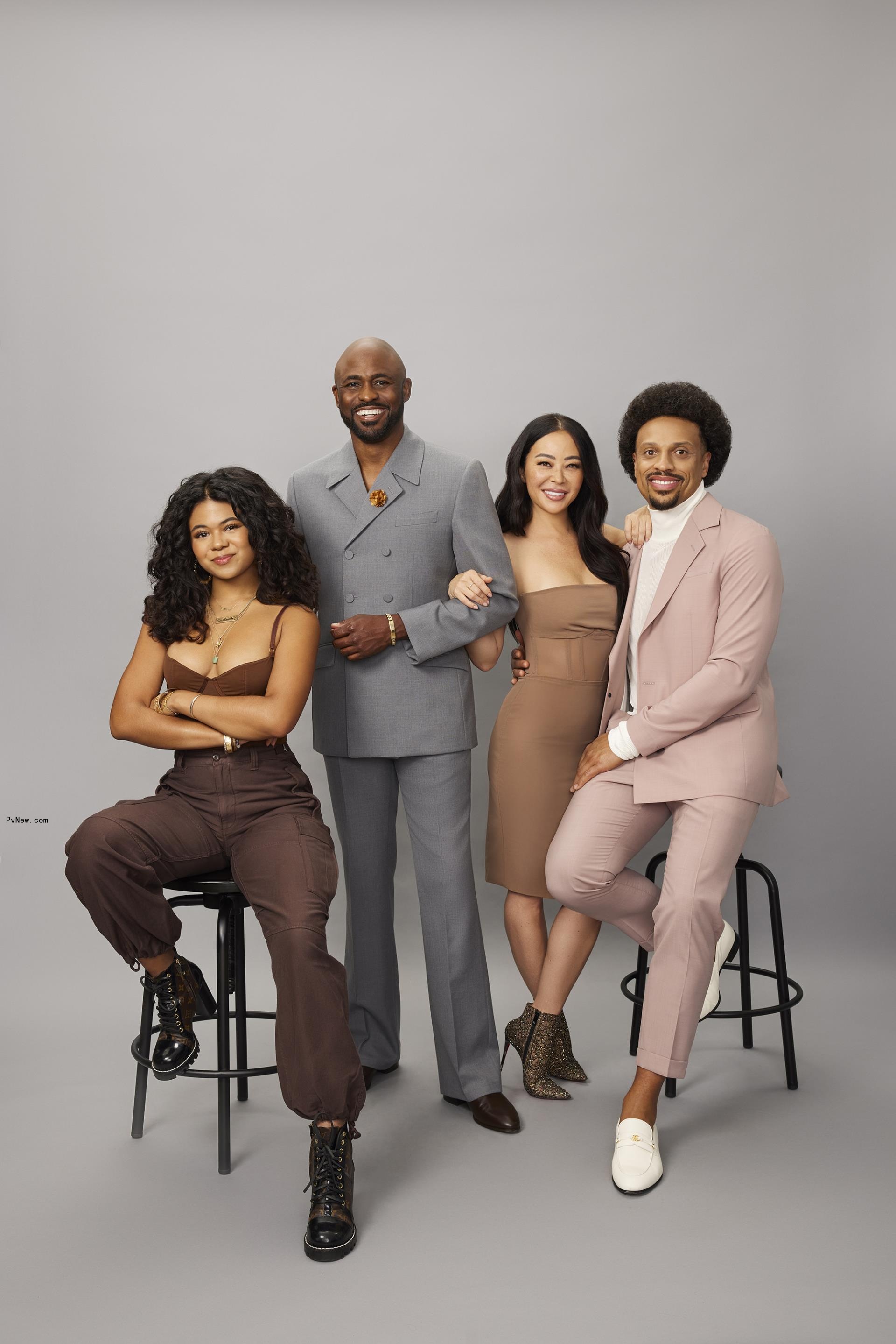 Wayne Brady, Mandie Taketa, daughter Maile and Jason Fordham