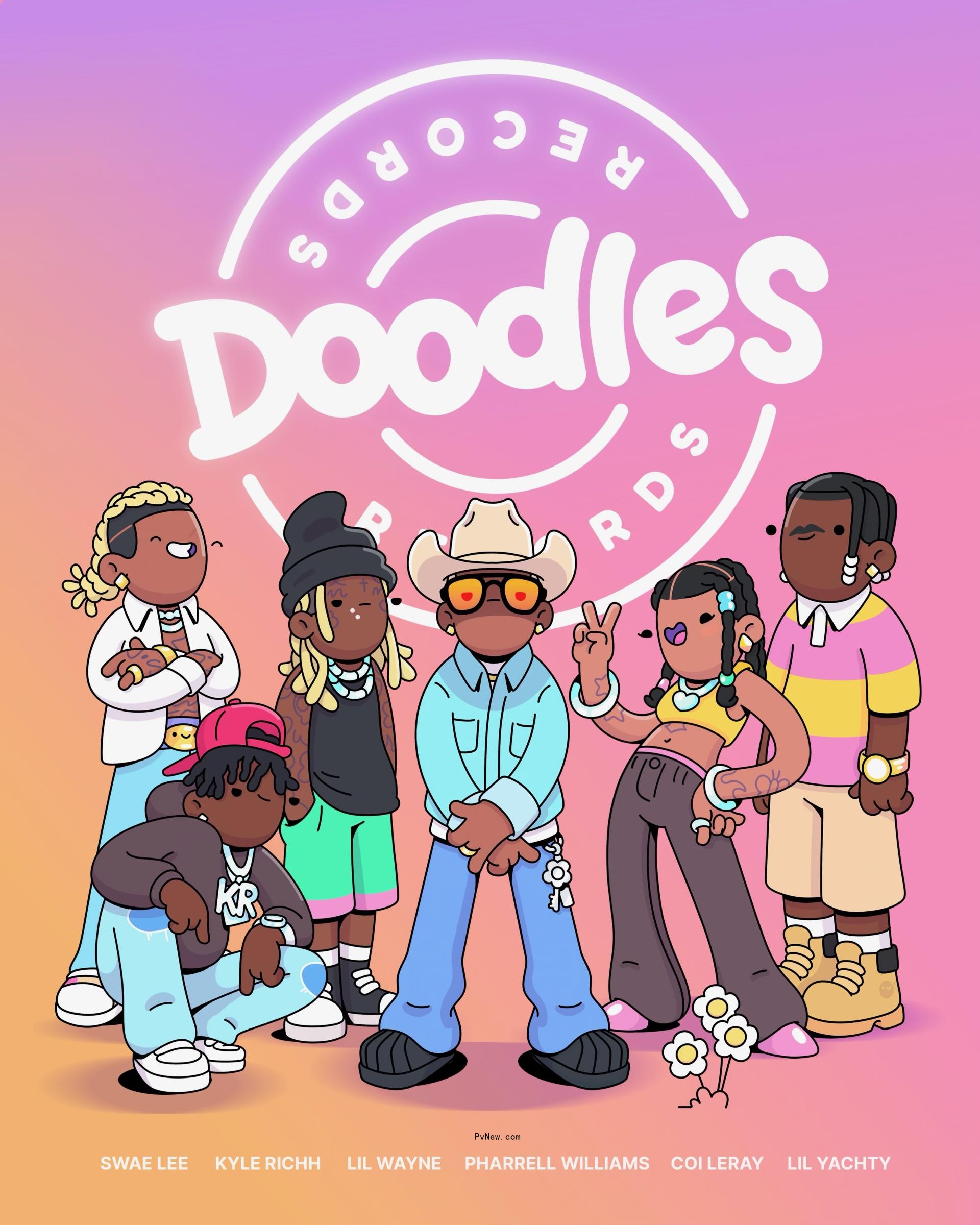 Doodles Records Launches With Single Releases Featuring Pharrell Williams, Lil Wayne, Lil Yachty and More