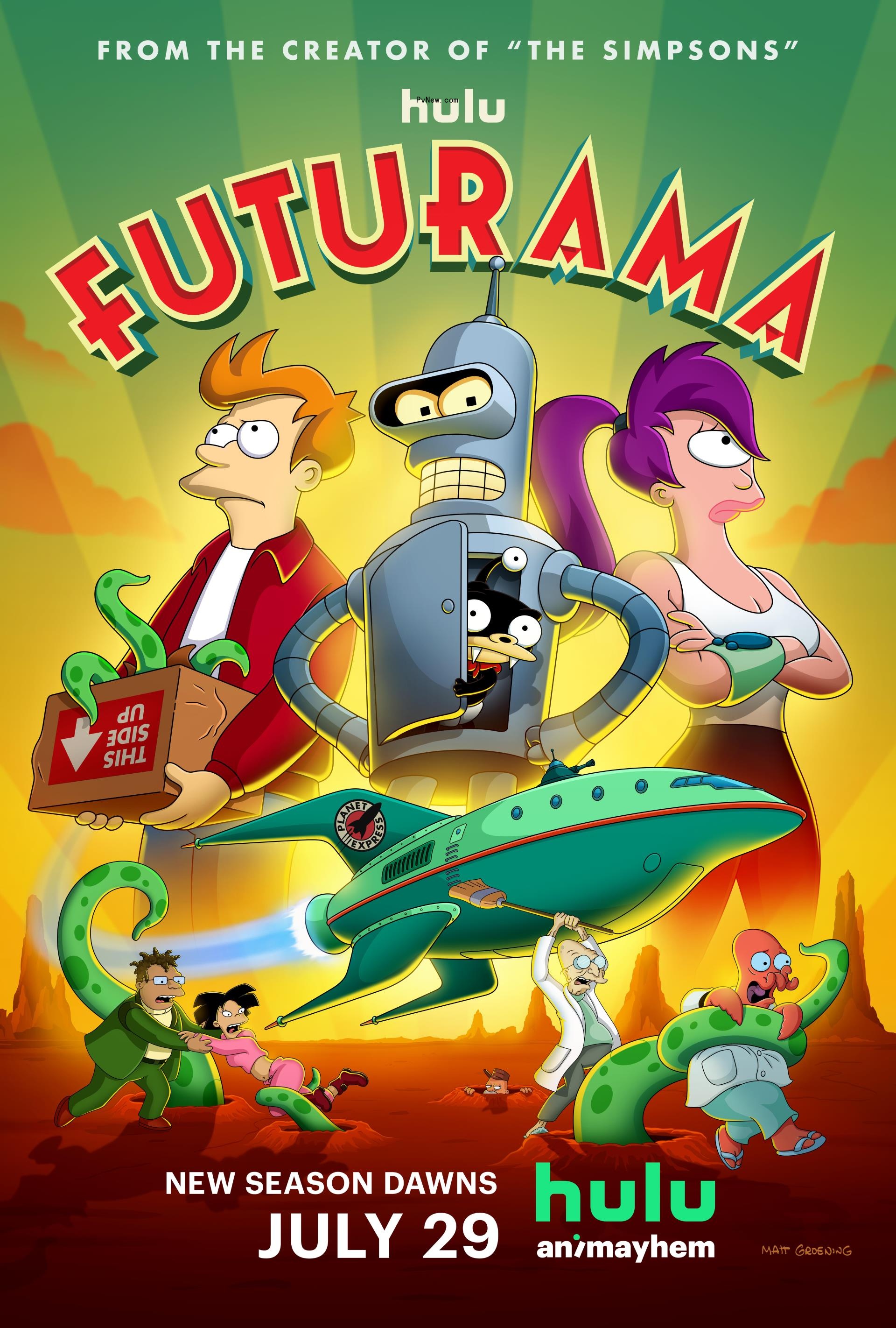 First Trailer for ‘Futurama’ Season 12 Sees More Cross-Universe Adventures (TV News Roundup)