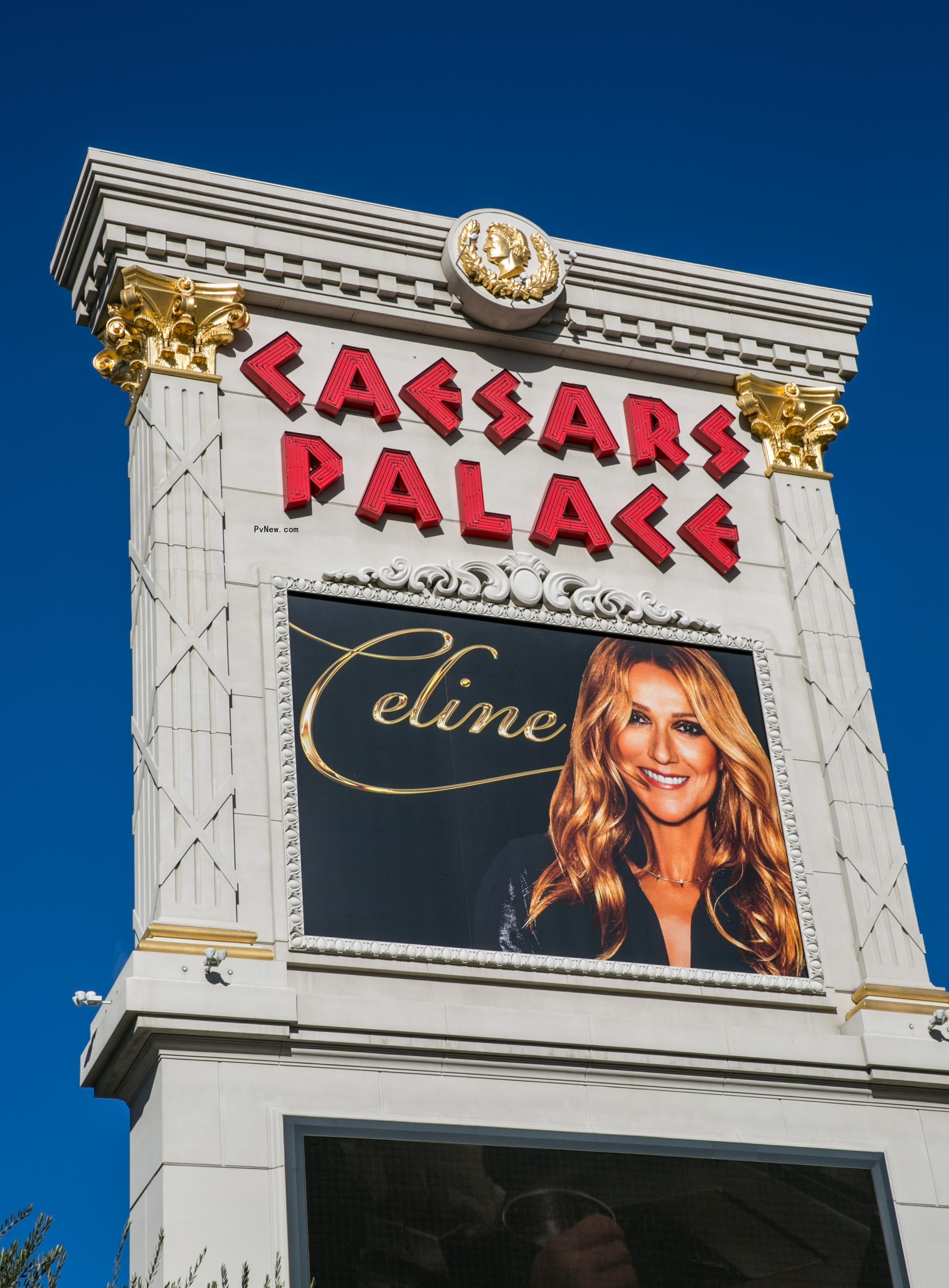 Celine Dion residency sign