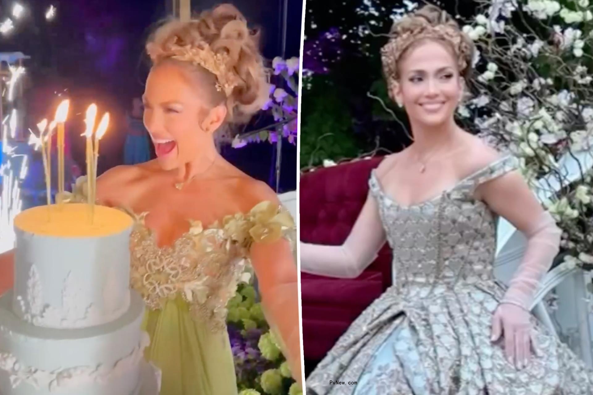 Inside Jennifer Lopez’s ‘Bridgerton’-themed birthday party with ballroom dancing, a superstar performance and more