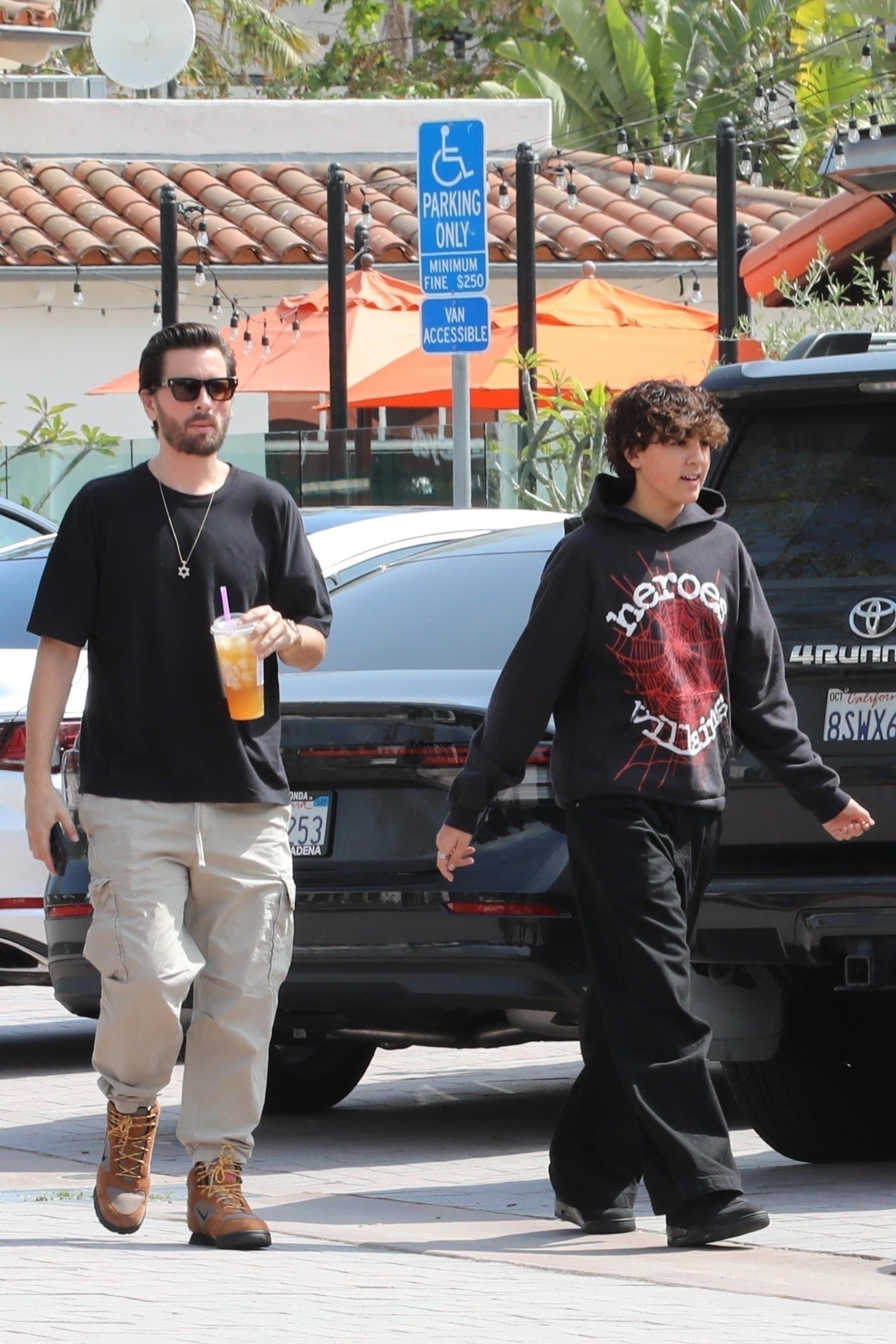 Scott and Mason Disick