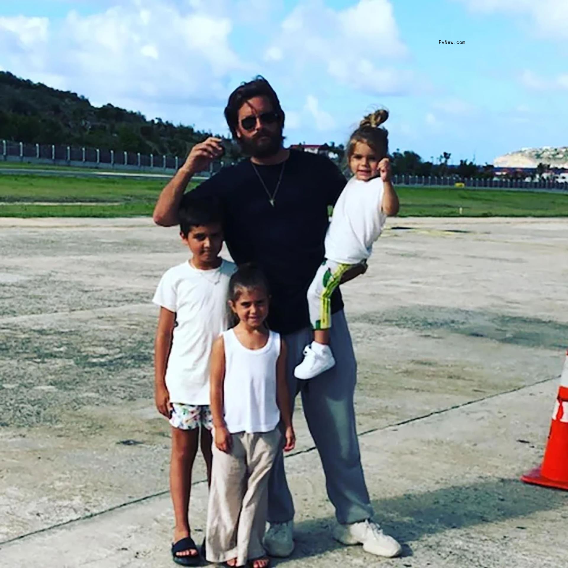 Scott and Mason Disick