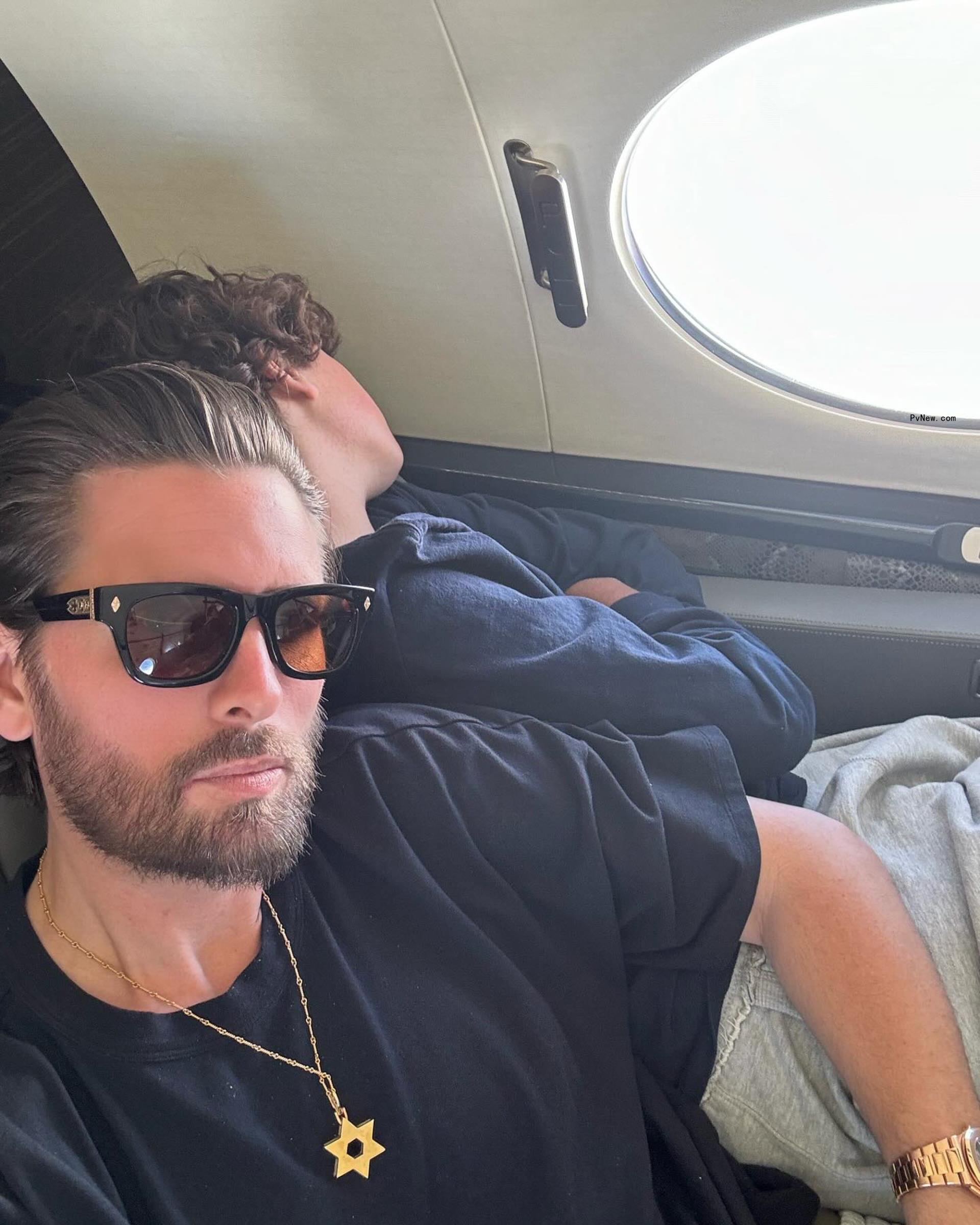 Scott and Mason Disick