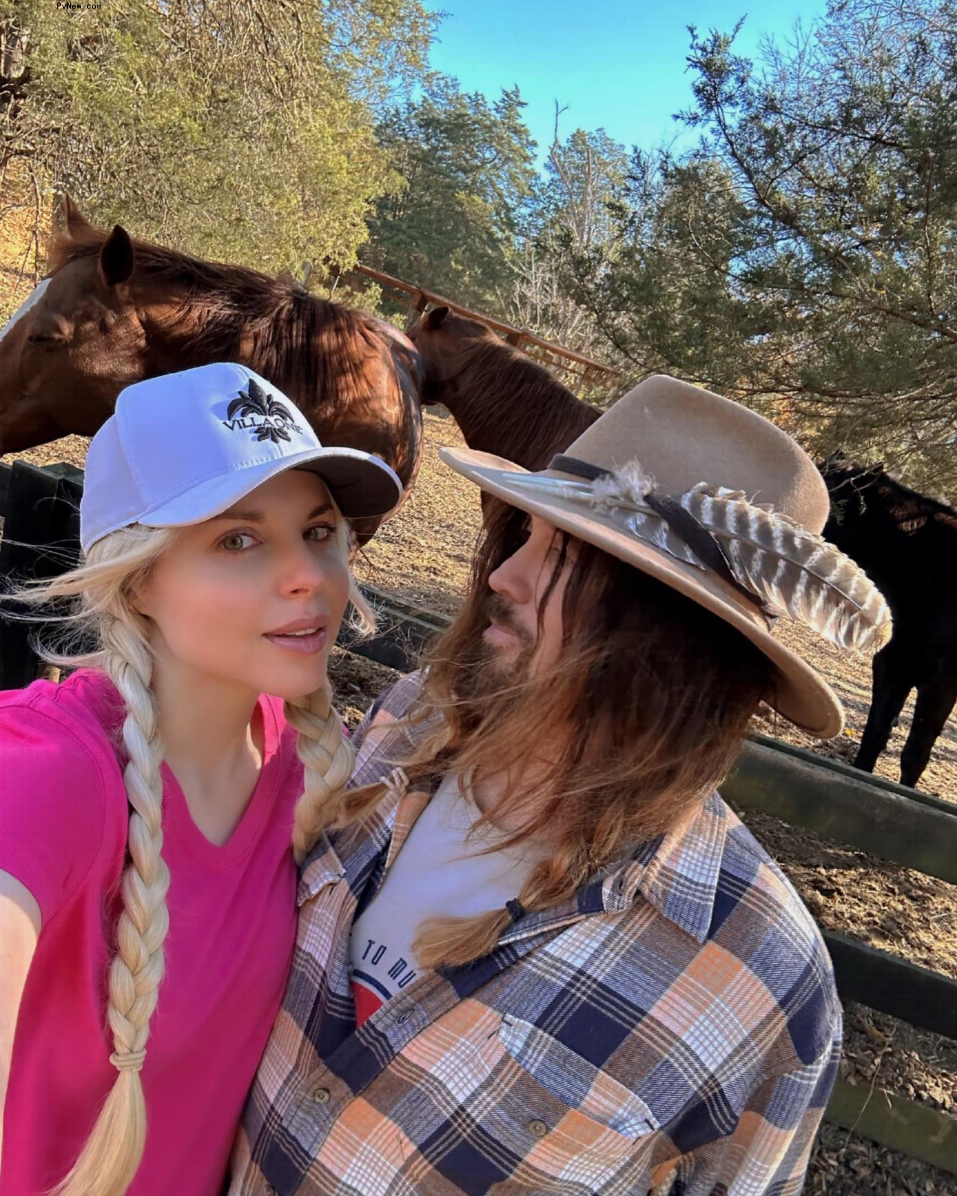 Firerose Cyrus and Billy Ray Cyrus.