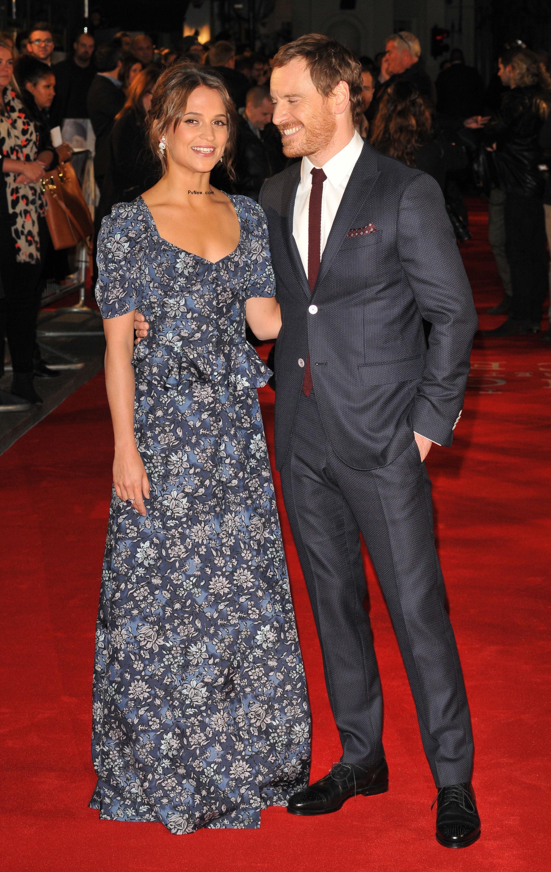 Michael Fassbender and Alicia Vikander at