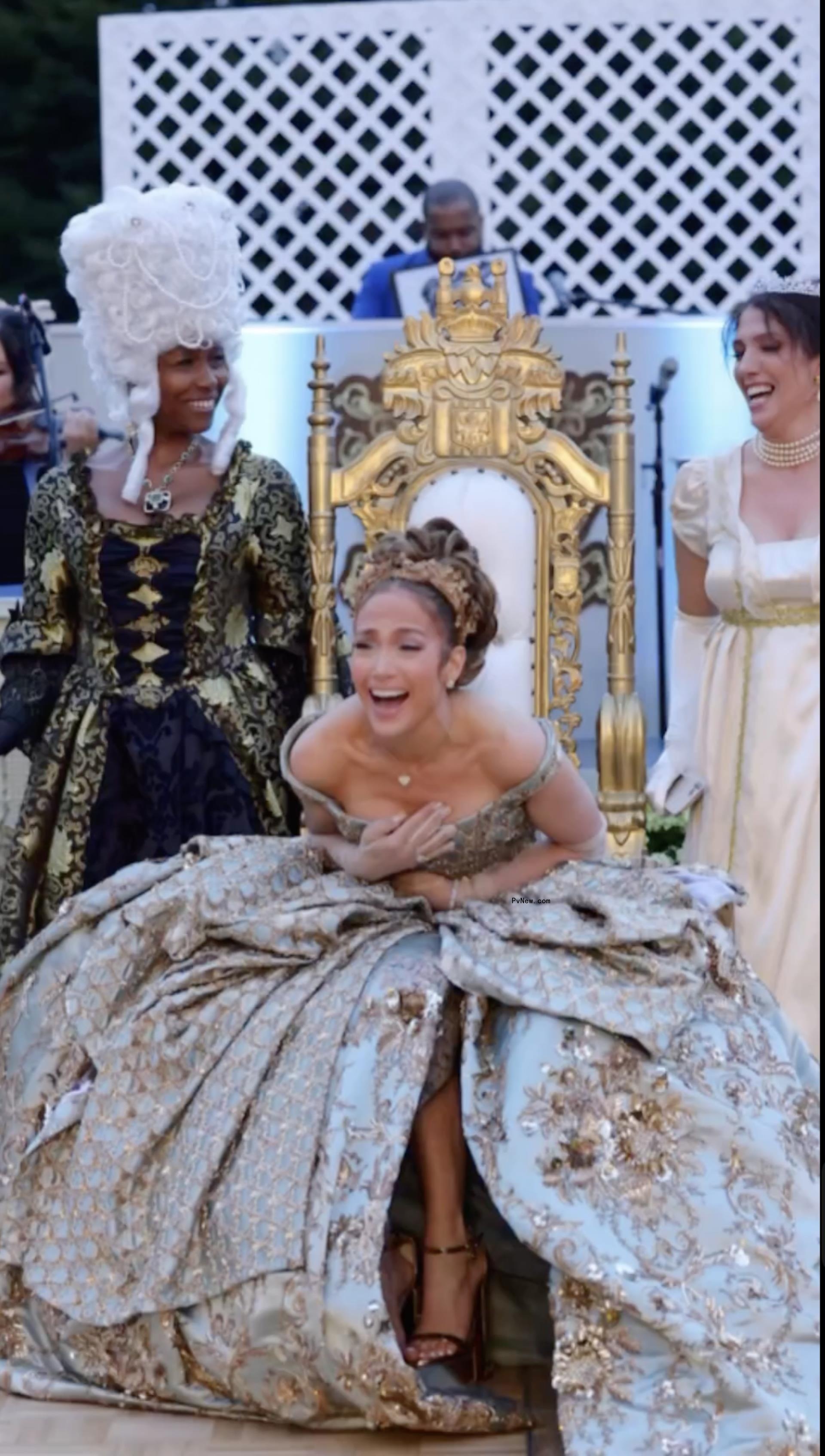 Jennifer Lopez at her party.