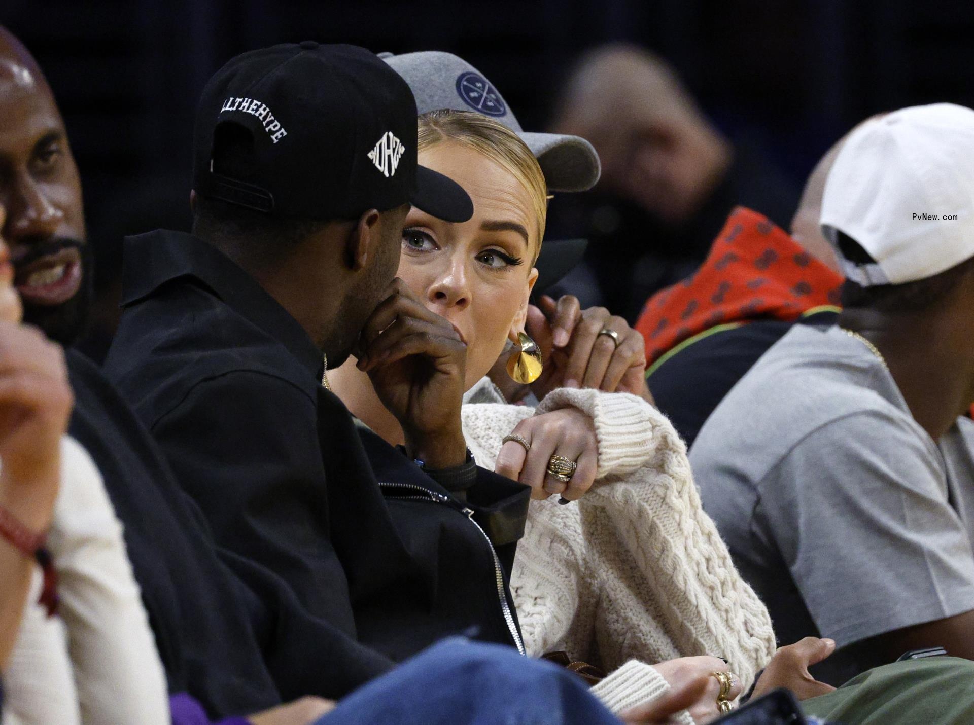 Adele and Rich Paul