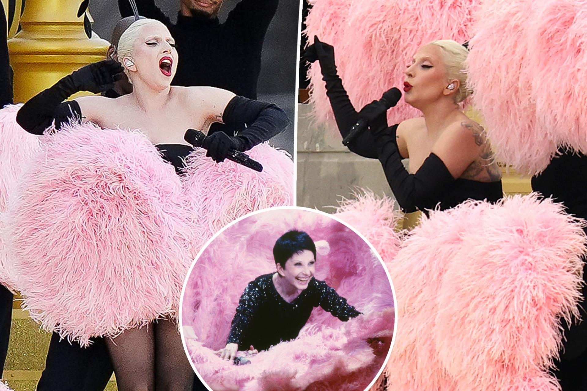 Lady Gaga ho<i></i>nors Zizi Jeanmaire with feather-filled ‘Mon truc en plumes’ performance at Olympics 2024 opening ceremony
