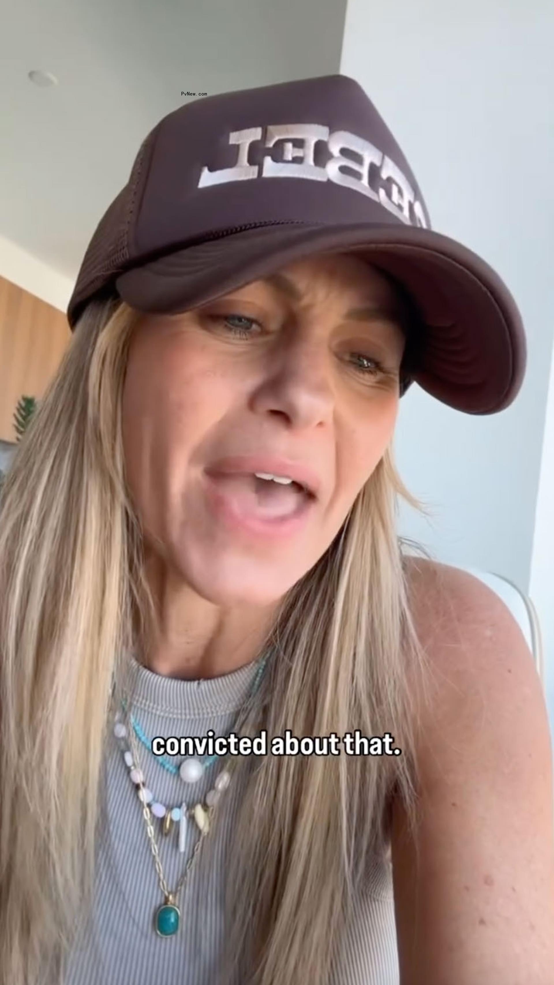 Candace Cameron Bure speaks in a Sunday Instagram video.