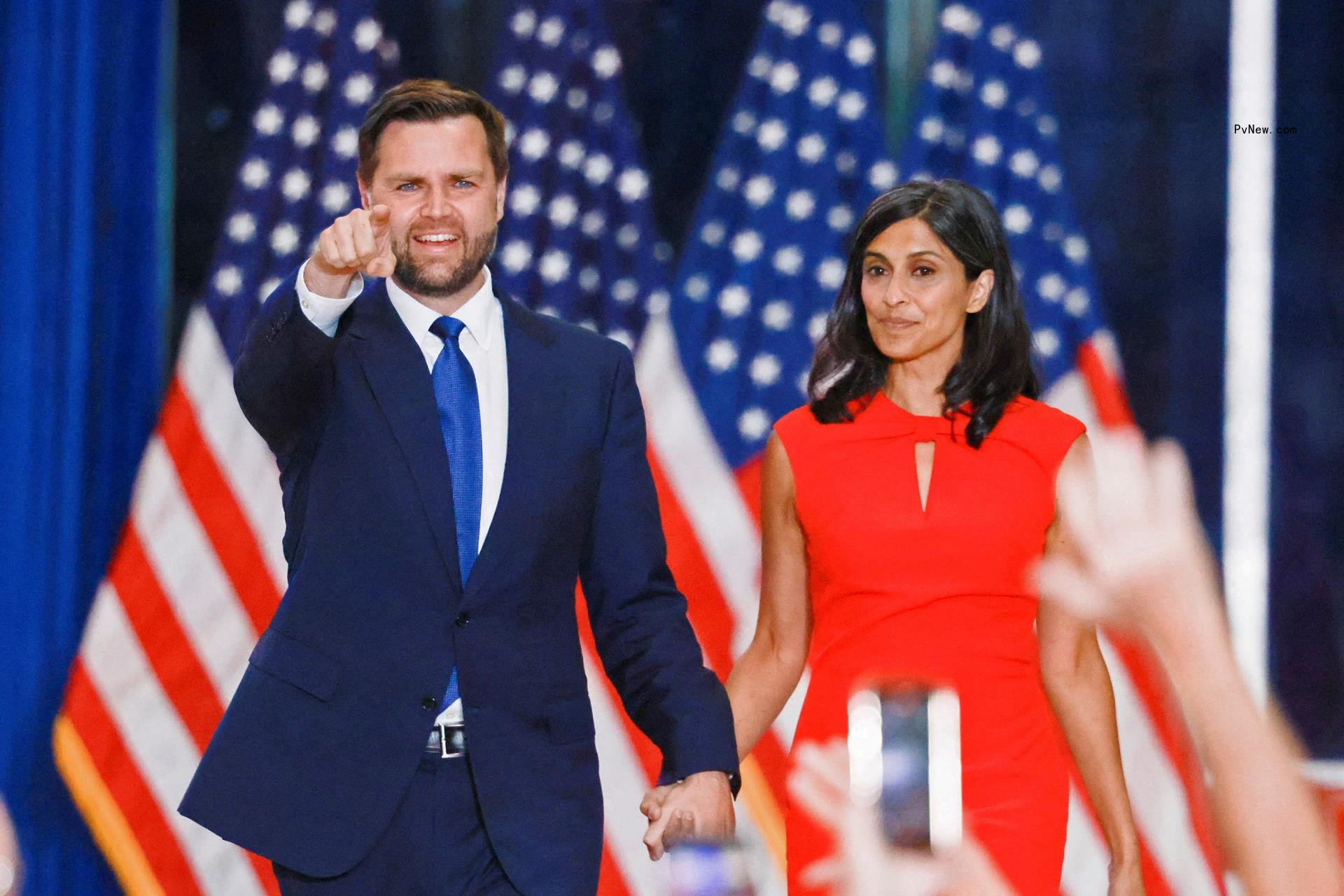 JD Vance and wife Usha