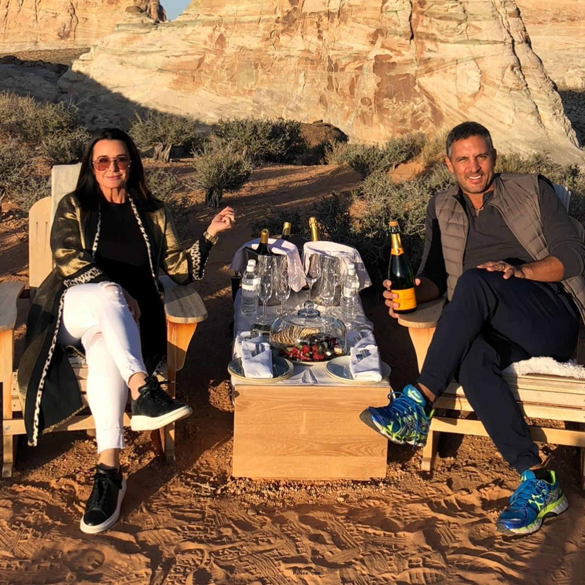 Kyle Richards and Mauricio Umansky