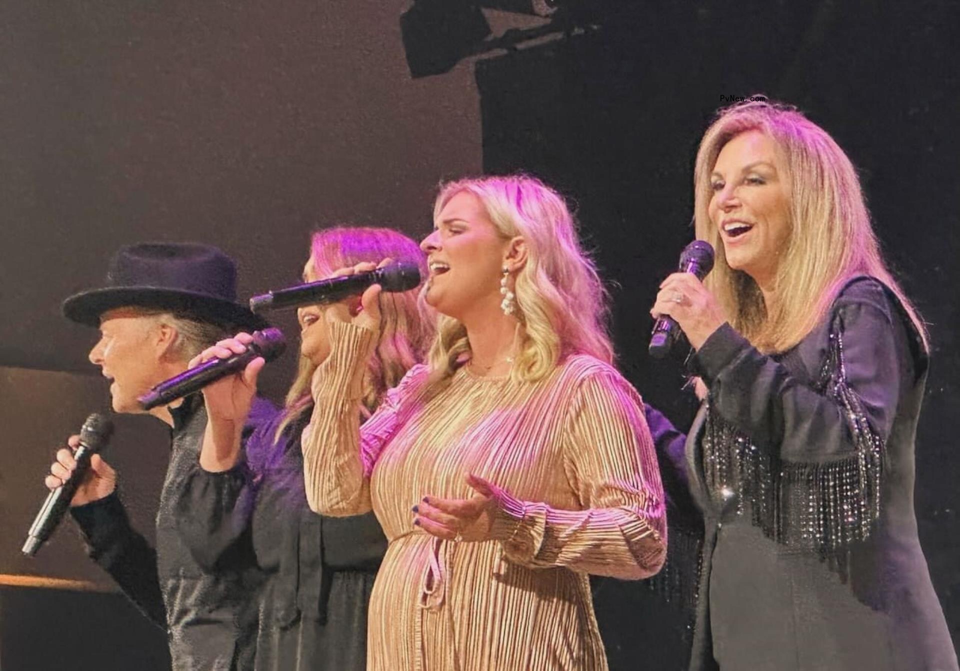 The Nelons performing