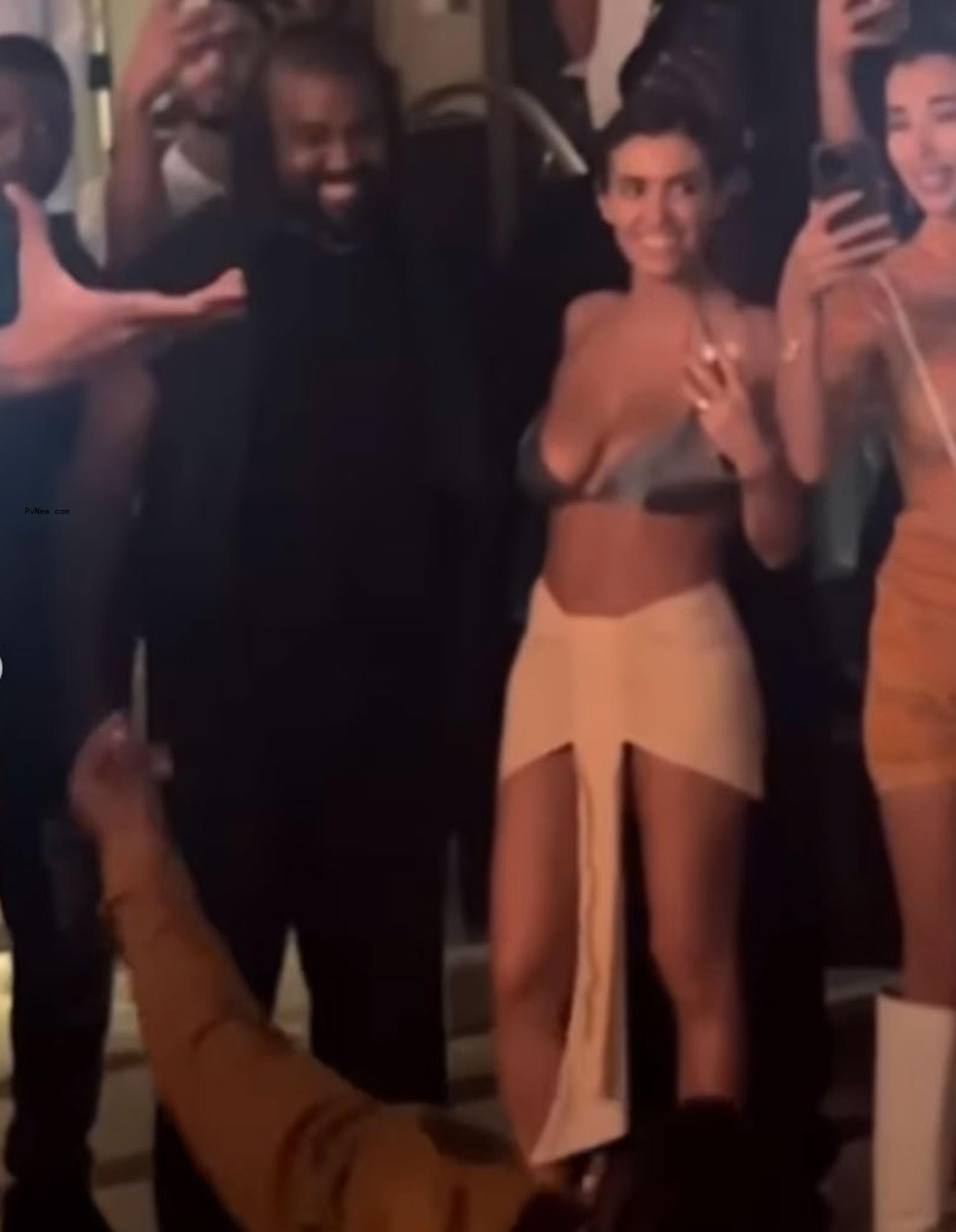 Bianca Censori and Kanye West