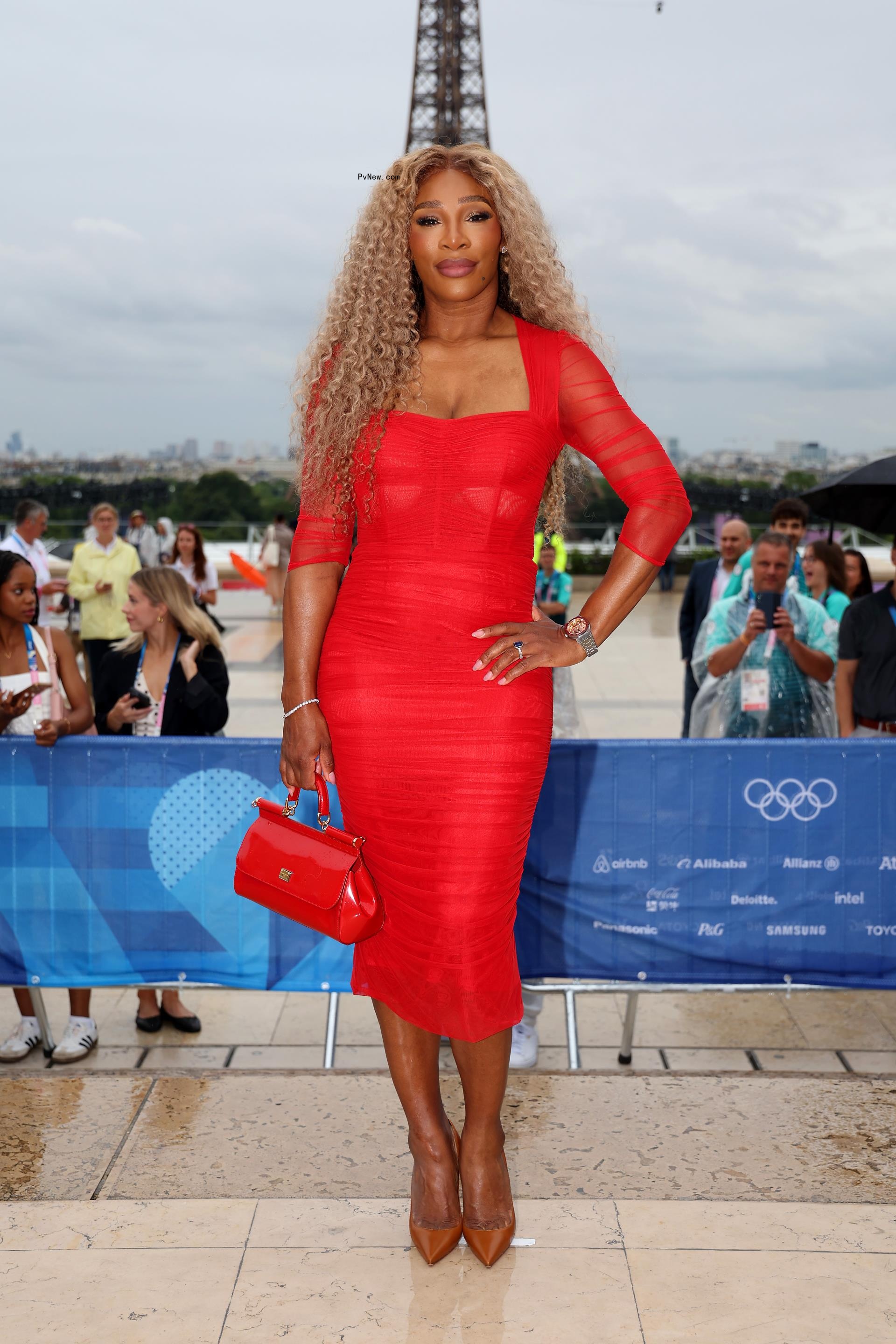 Serena Williams at the Opening Ceremony of the 2024 Paris Summer Olympic Games