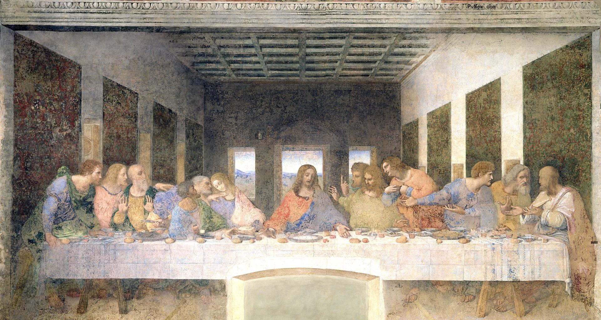 Leo<i></i>nardo Da Vinci’s Last Supper painting.