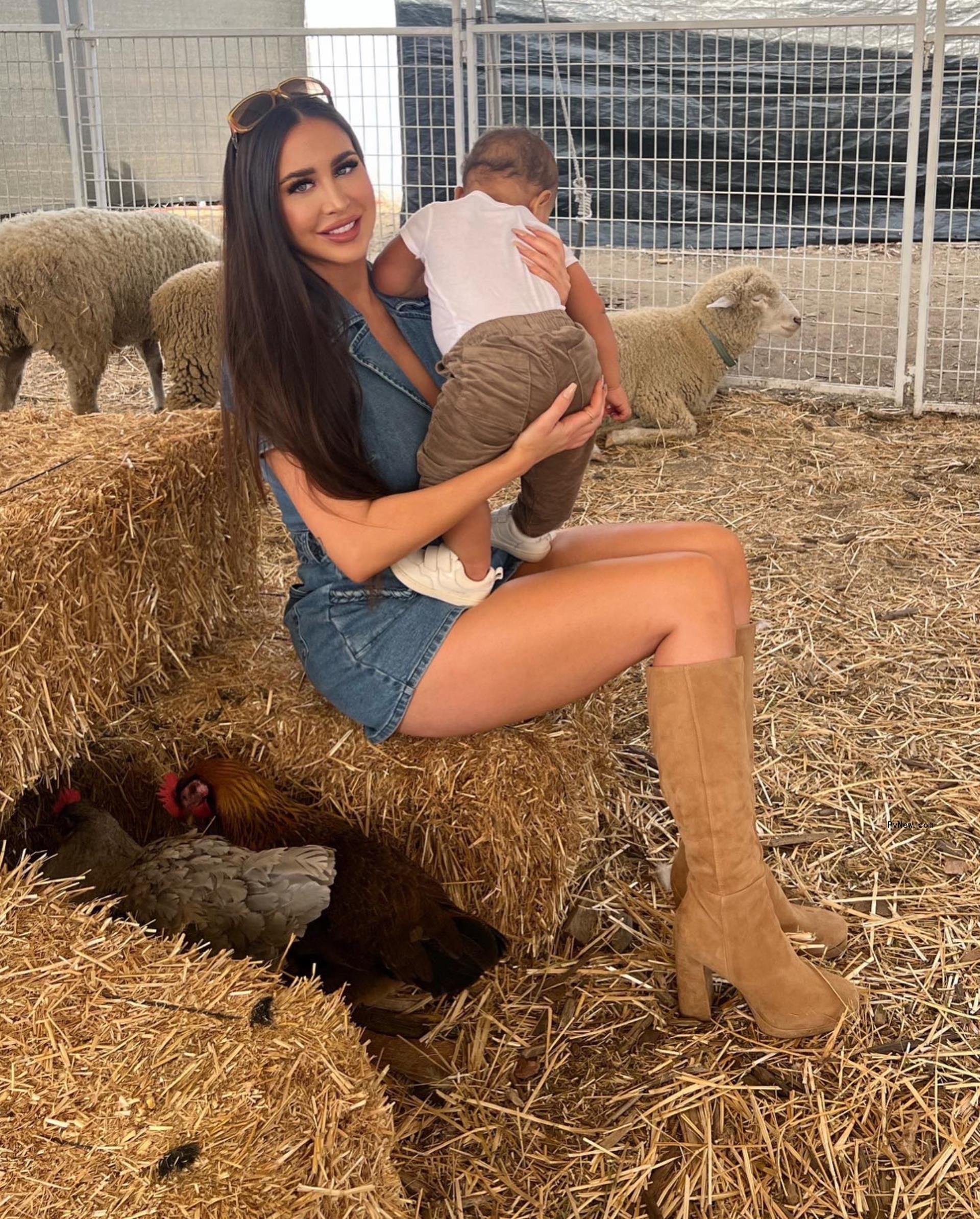 Maralee Nichols and Theo.