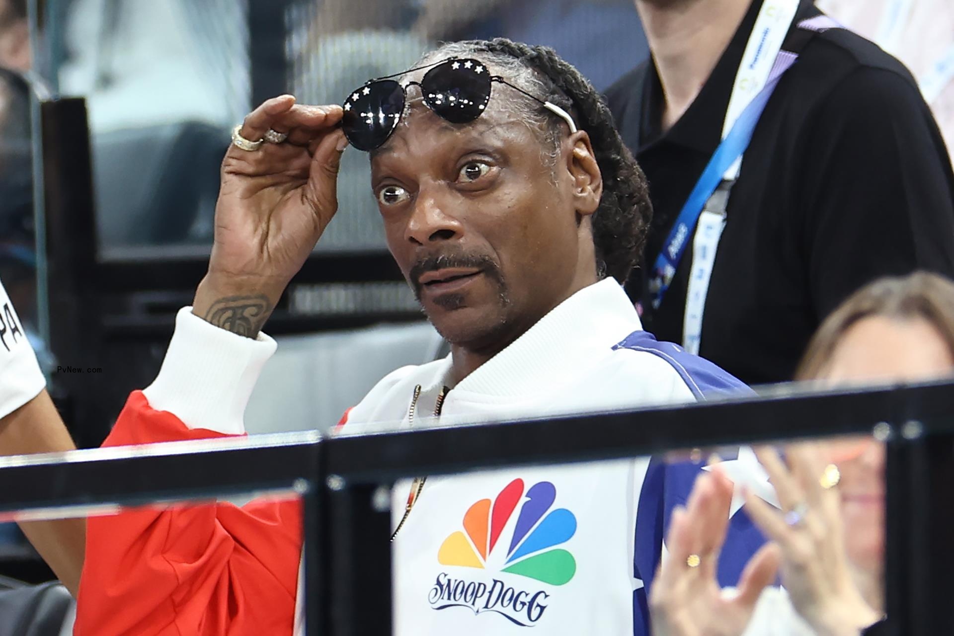 Snoop Dogg at the Paris Olympics.