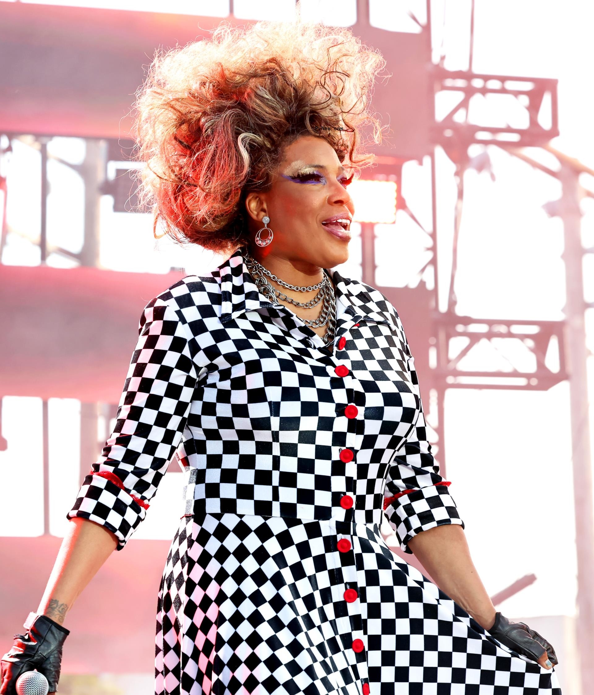 Macy Gray performing in 2024.