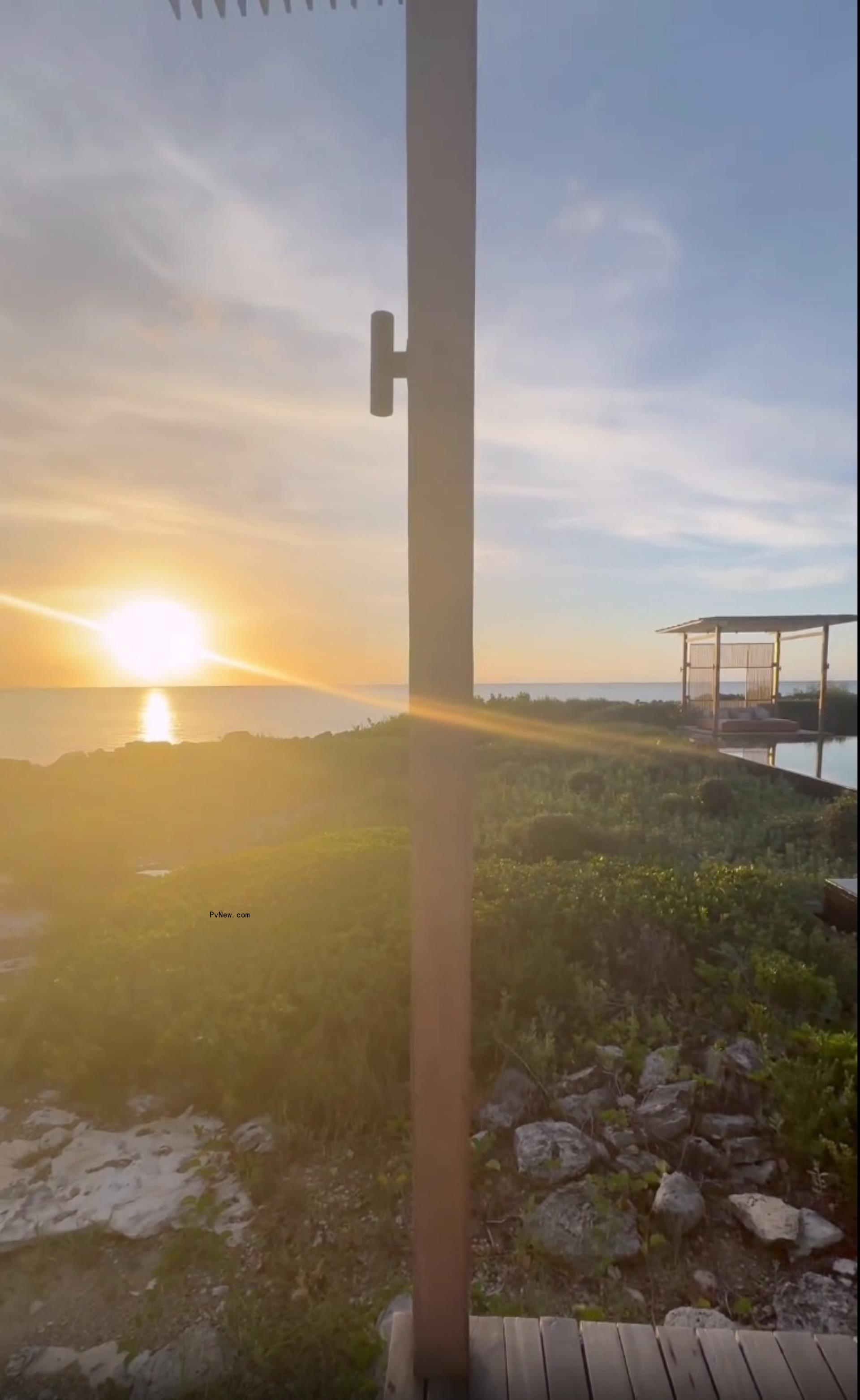 The sunset from Jalen Duren's video.