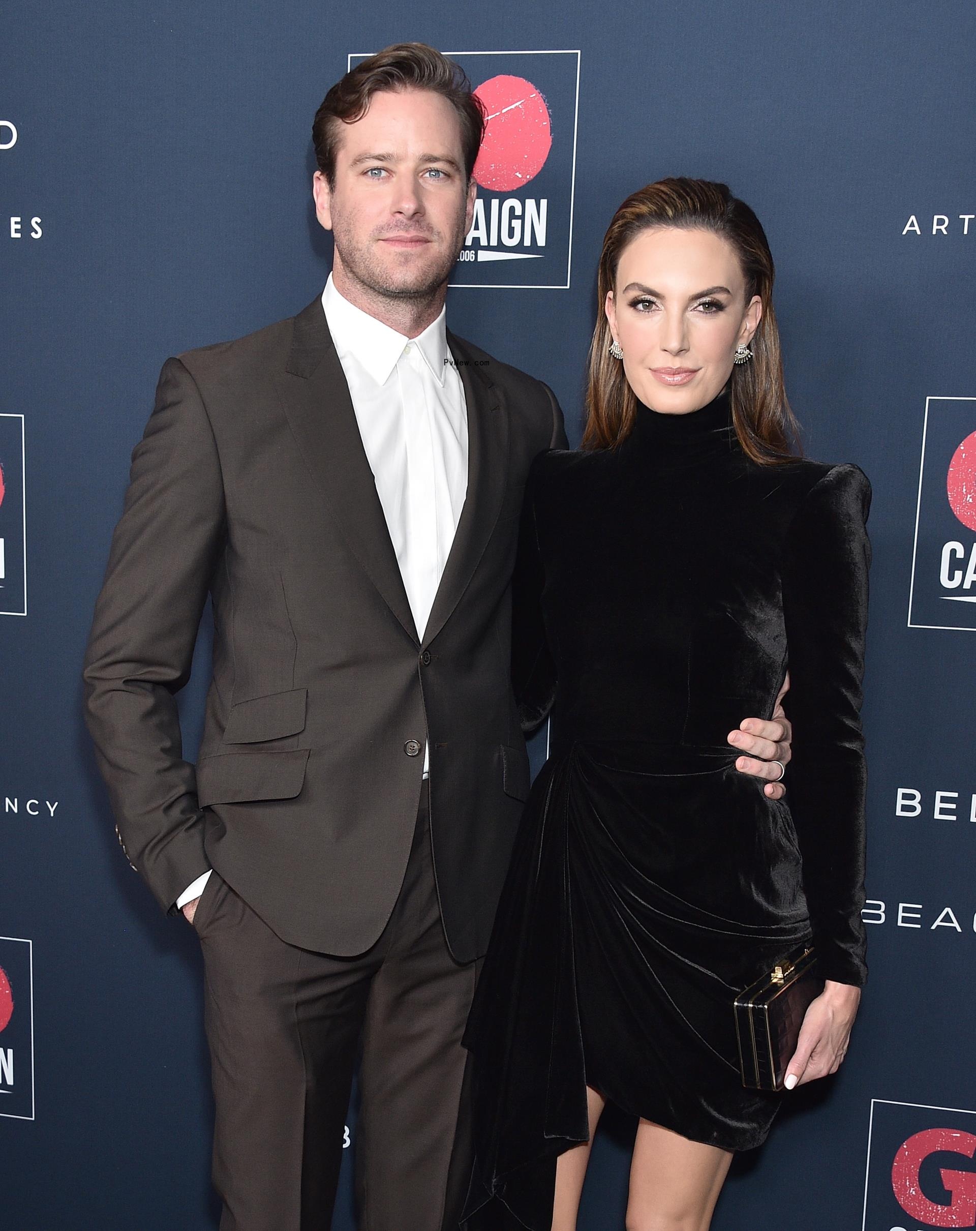 Armie Hammer and Elizabeth Chambers