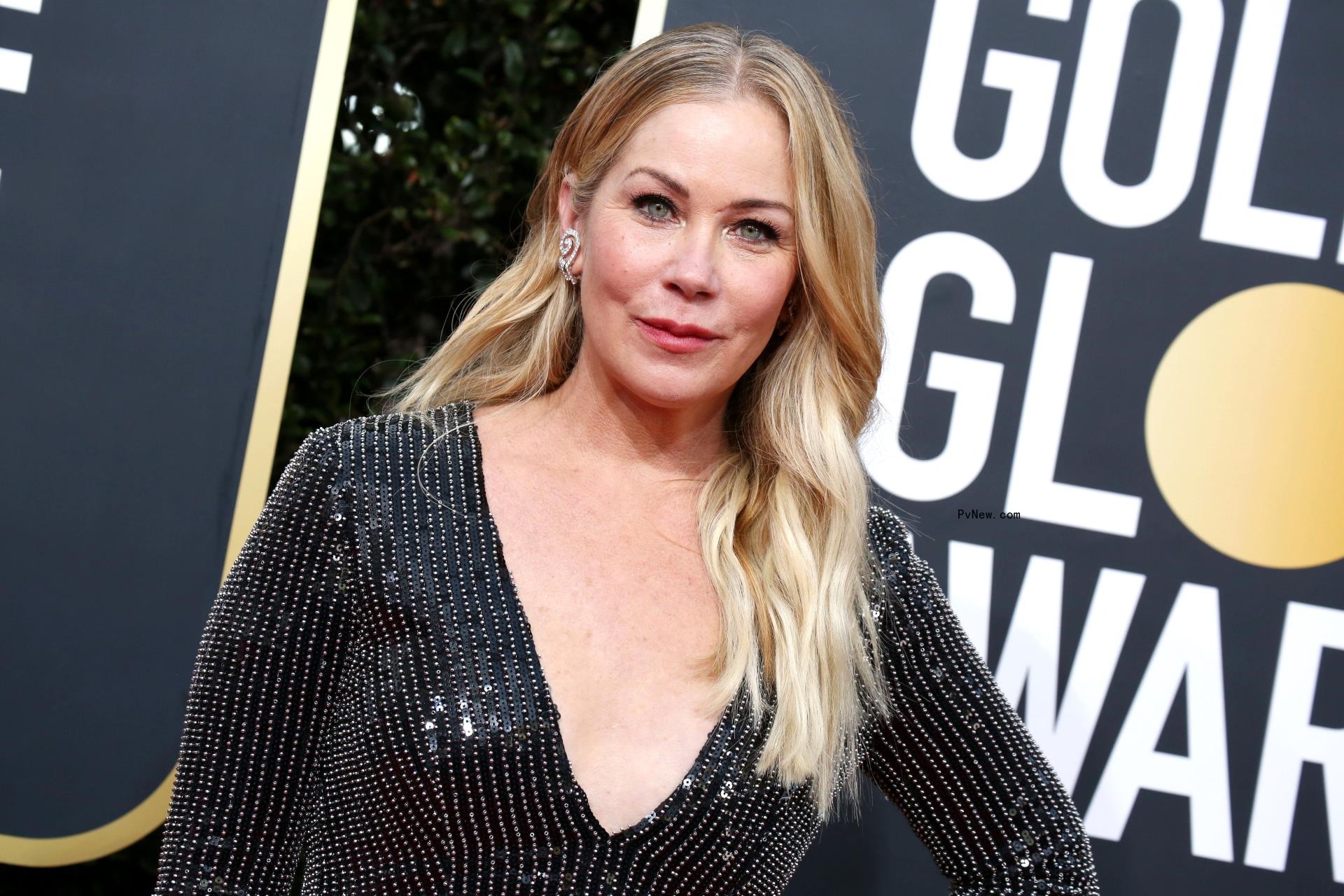 Christina Applegate at 2020 Golden Globes