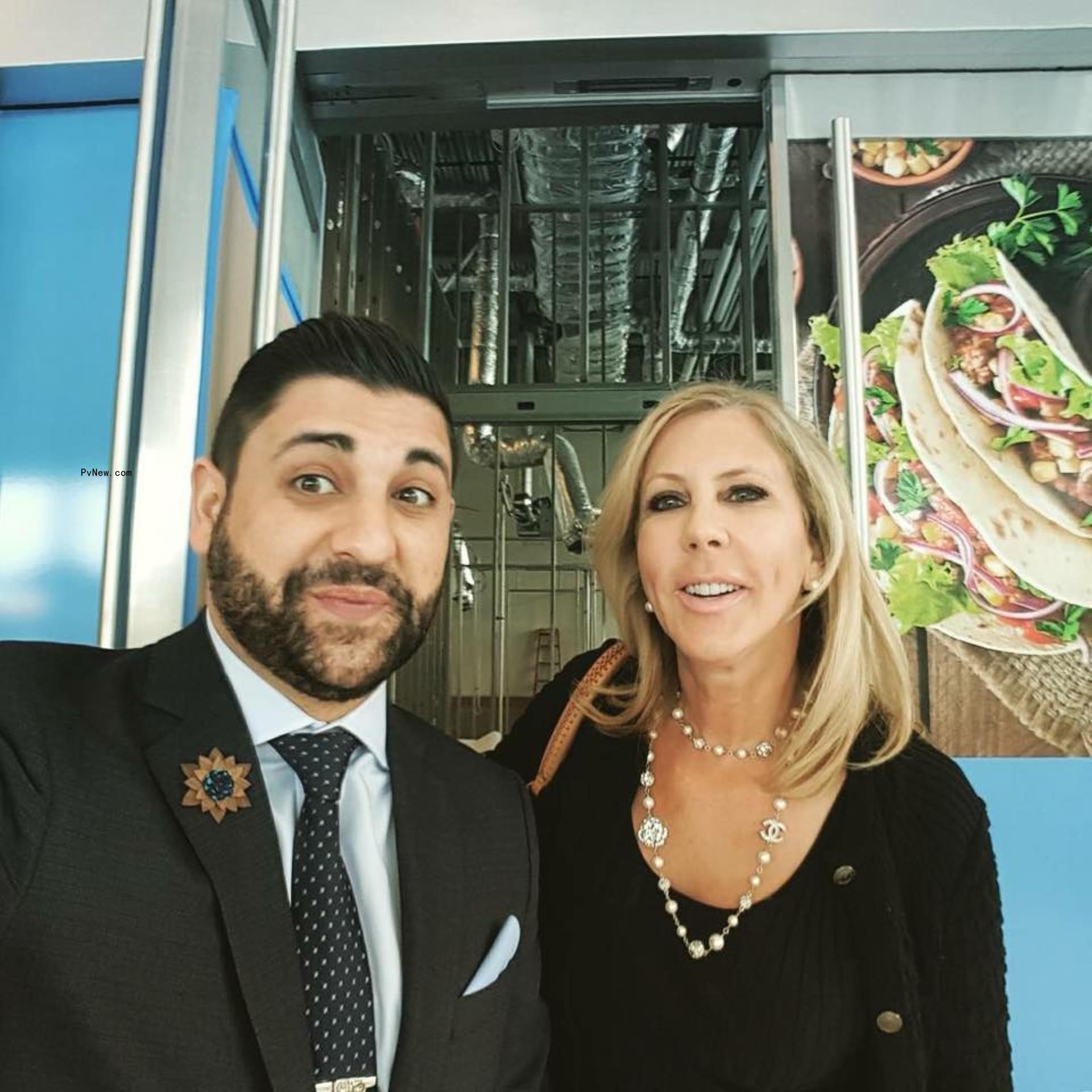 Ali Hashemian and Vicki Gunvalson.
