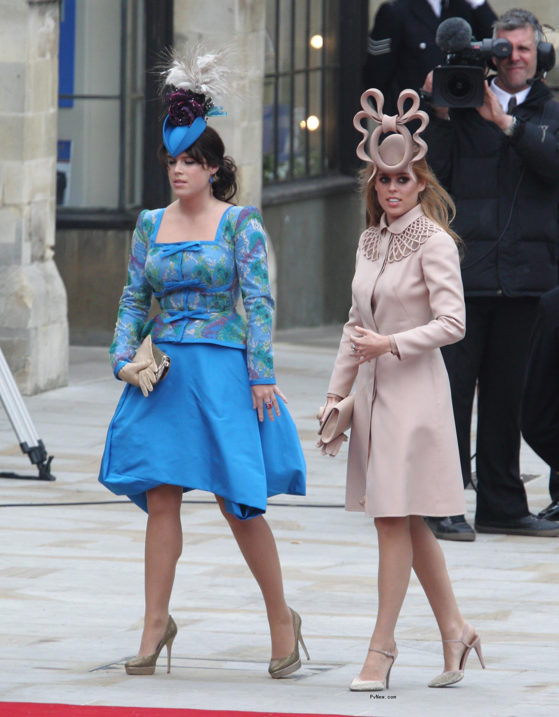 Princess Beatrice of York and Princess Eugenie of York