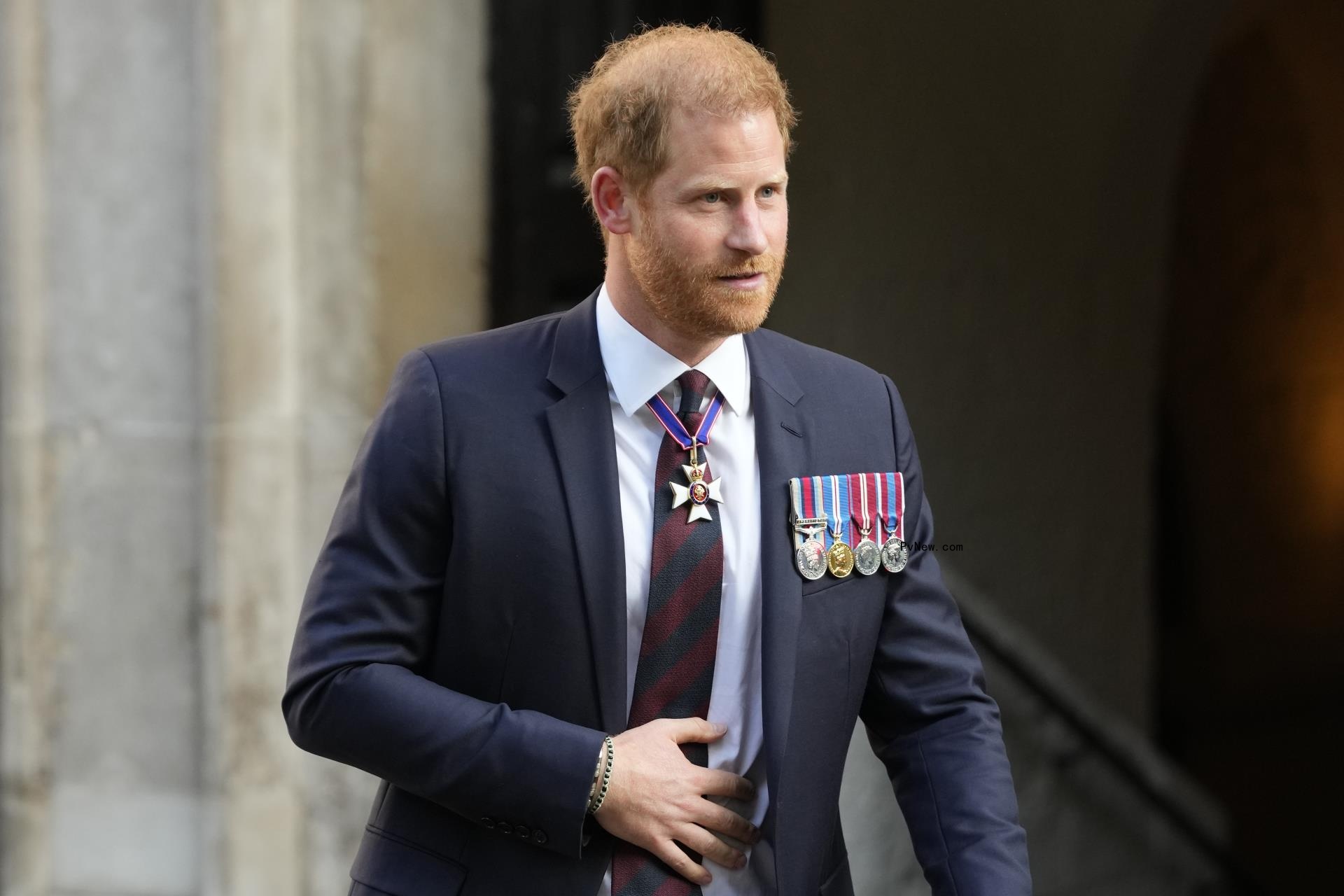 Prince Harry attending the Invictus Games Foundation 10th Anniversary Service in May 2024.