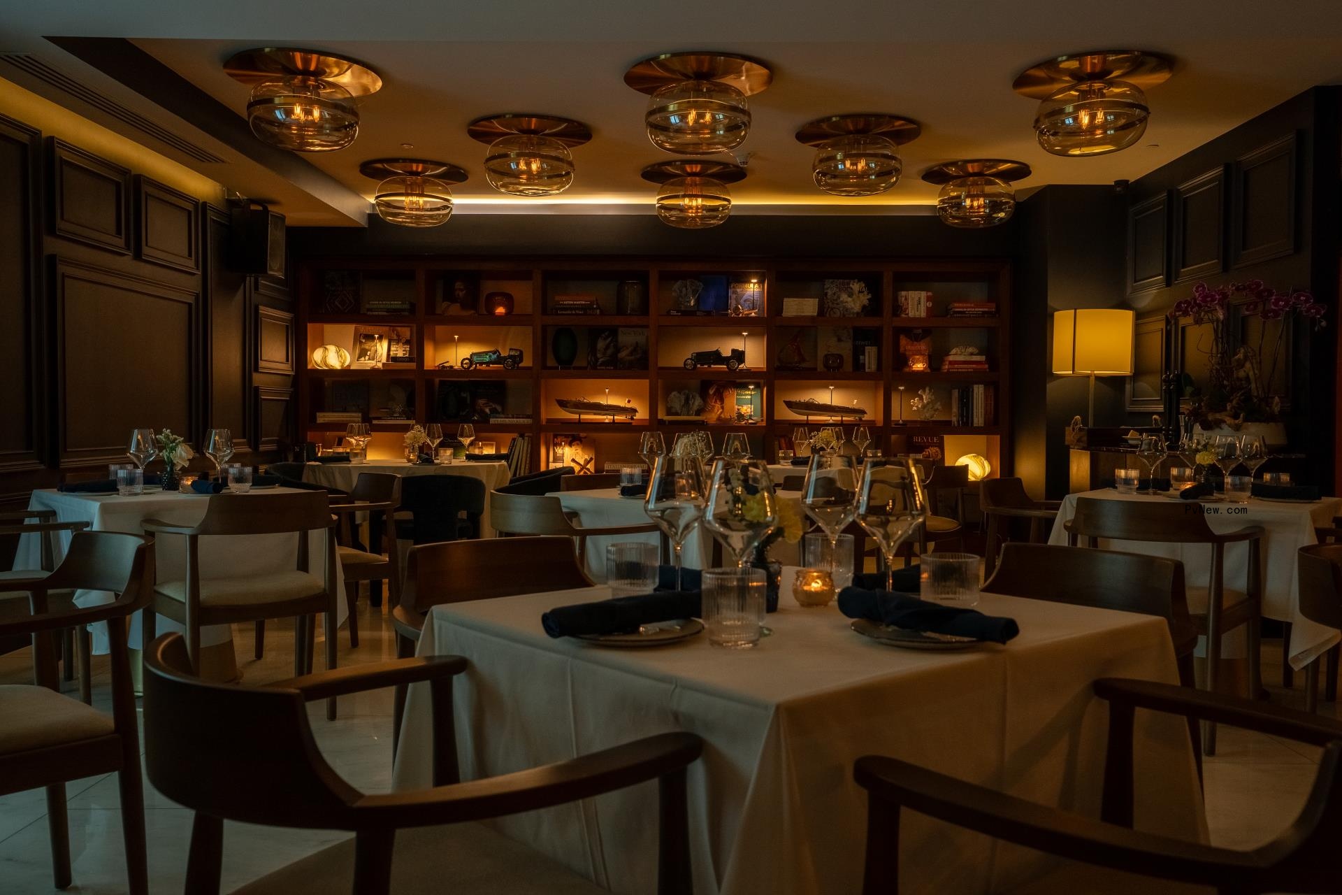 The private back room at Vitolo in Fort Lauderdale, Fla.