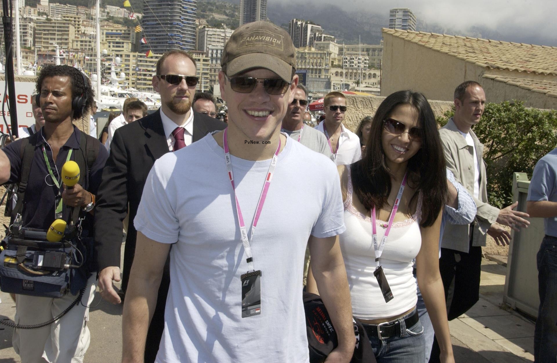 Matt Damon and Luciana Barroso at