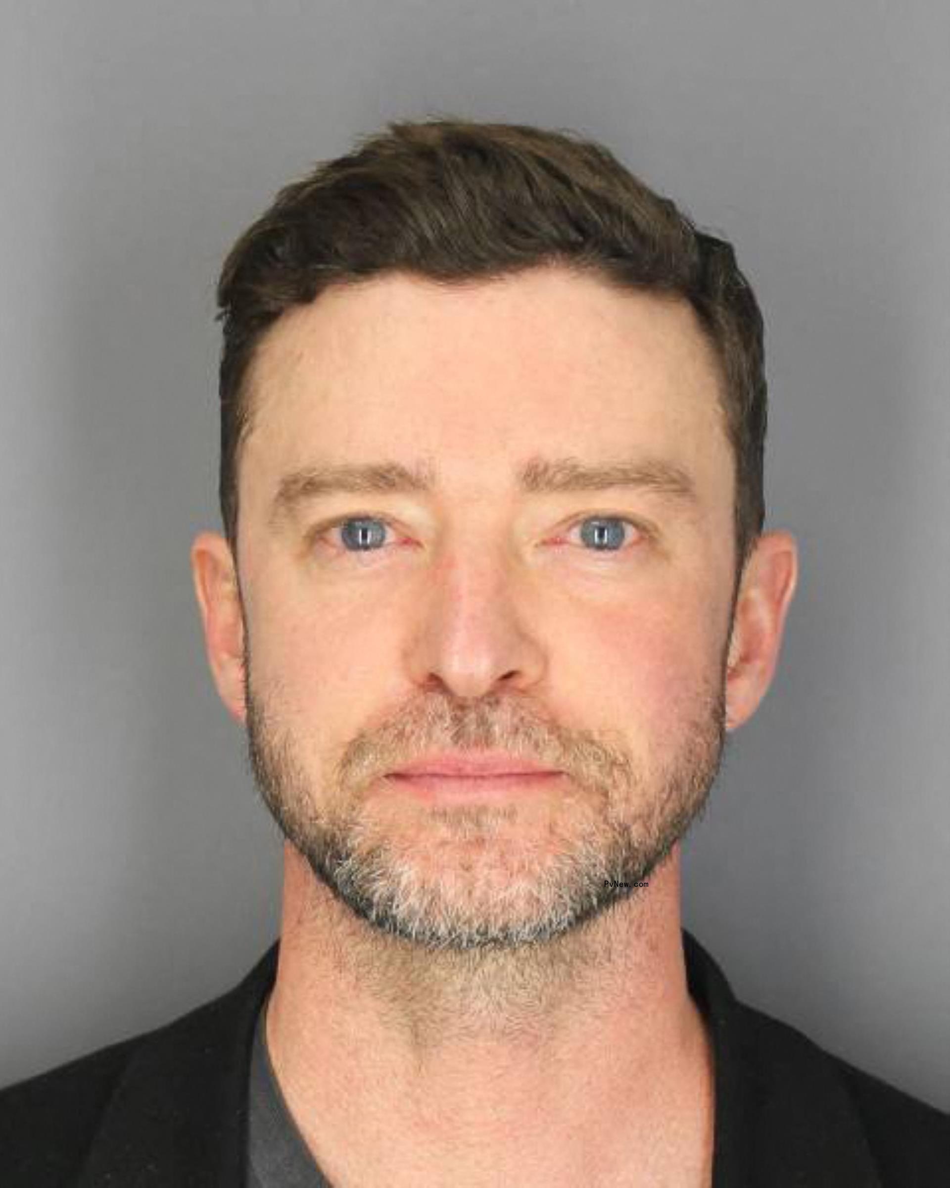 Justin Timberlake's mughsot.