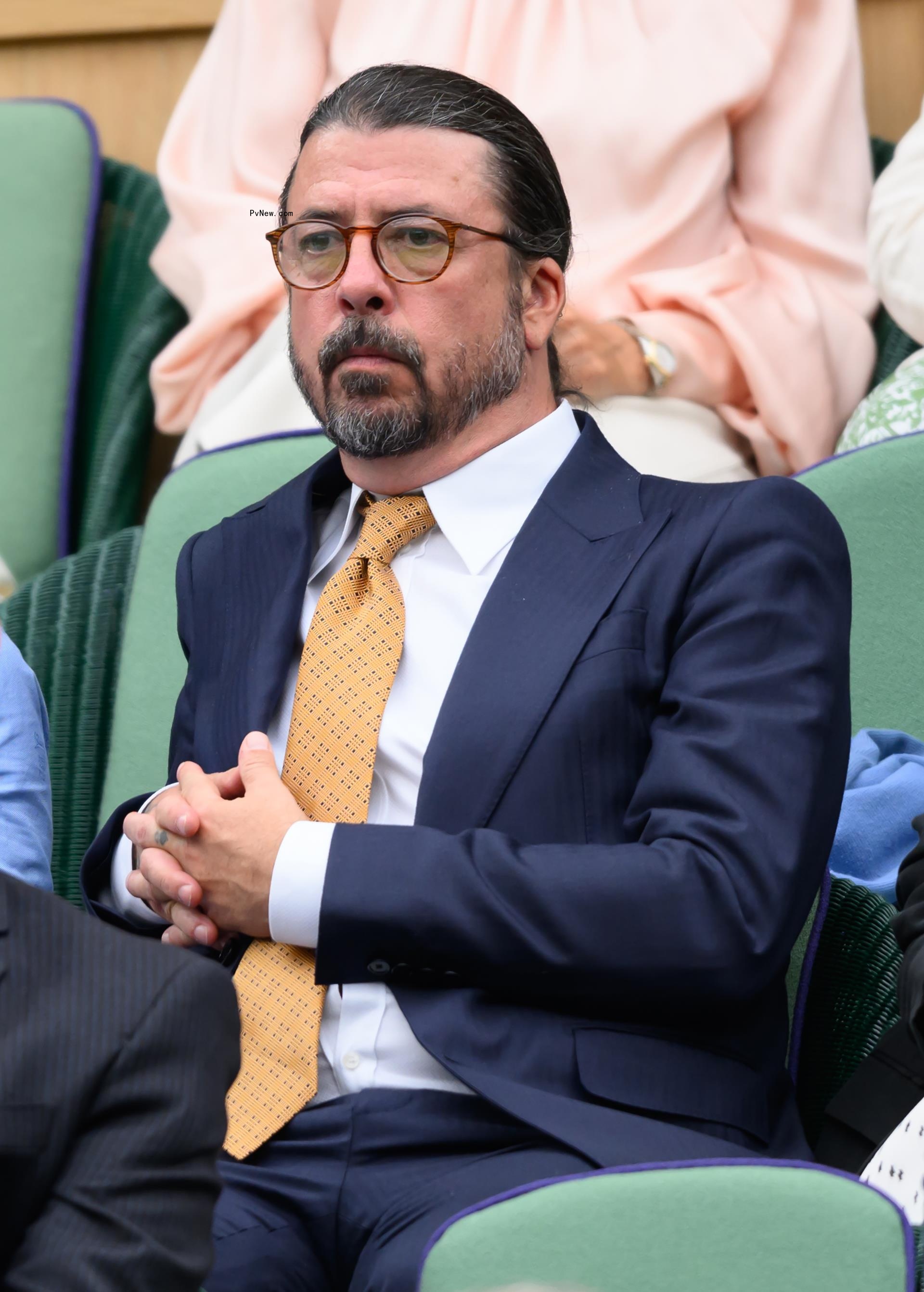 Dave Grohl at Wimbledon on July 2