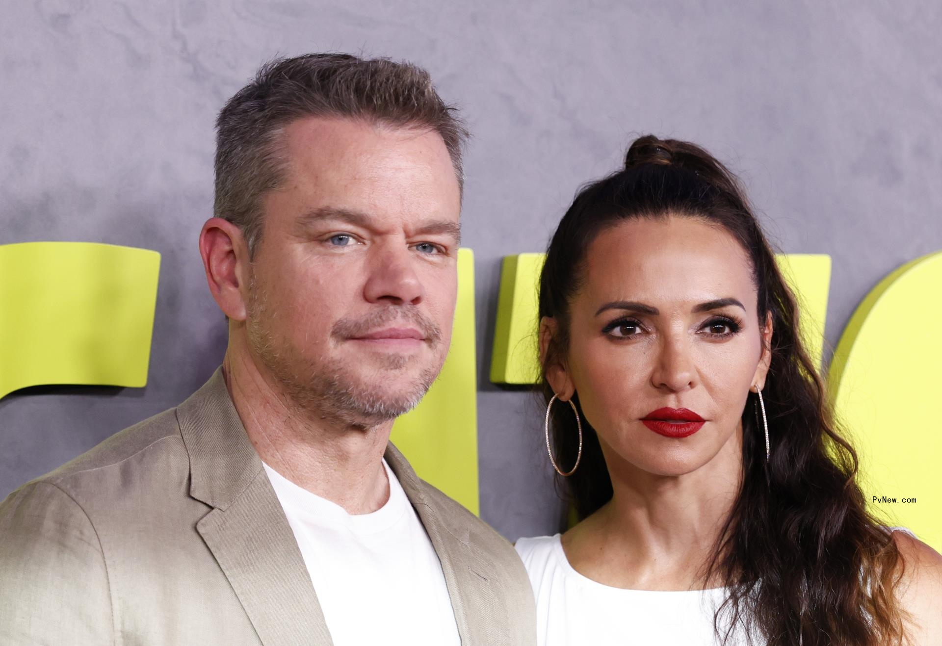The couple, pictured above at the
