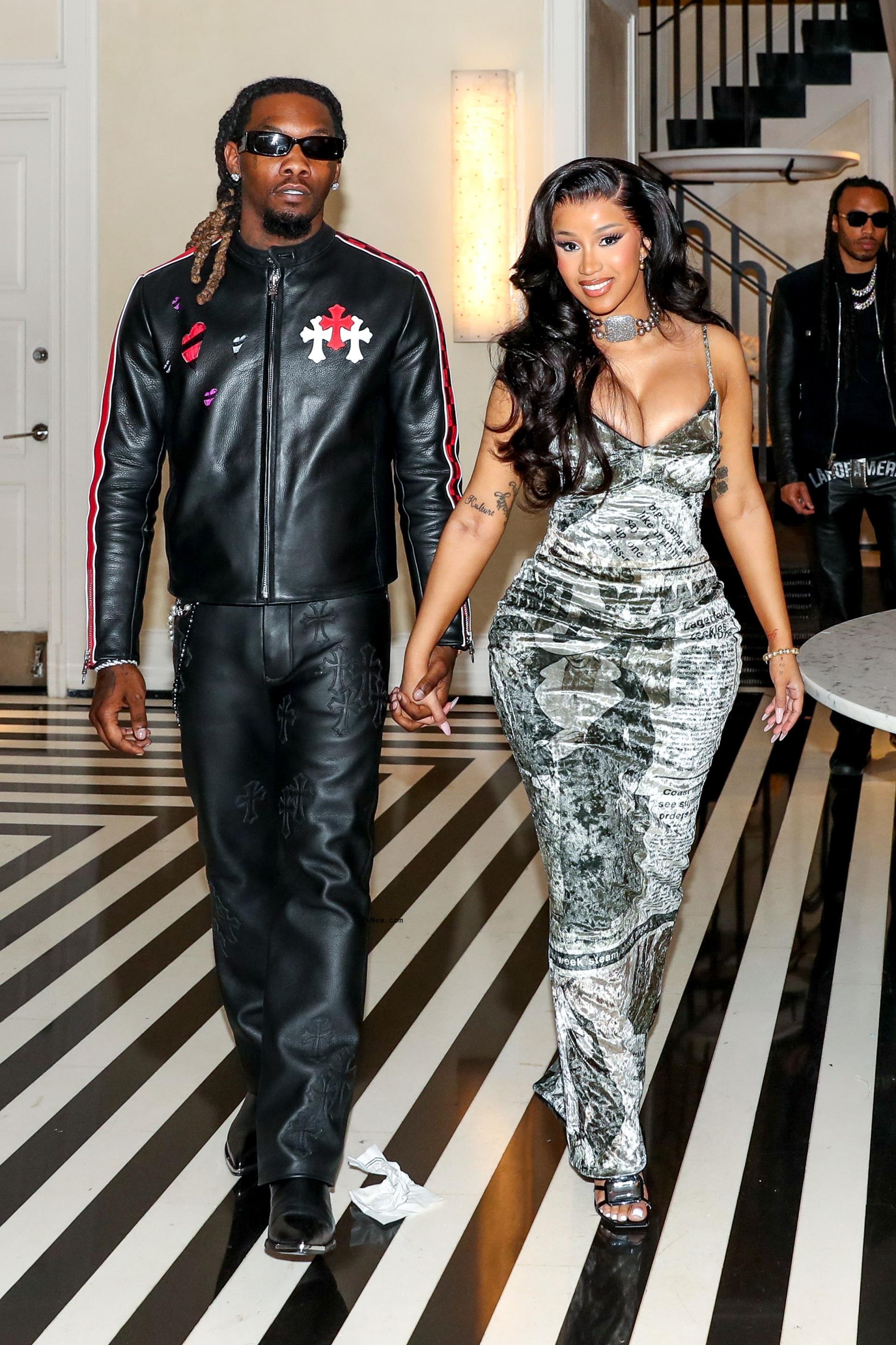 Cardi B and Offset hold hands in New York City in 2023