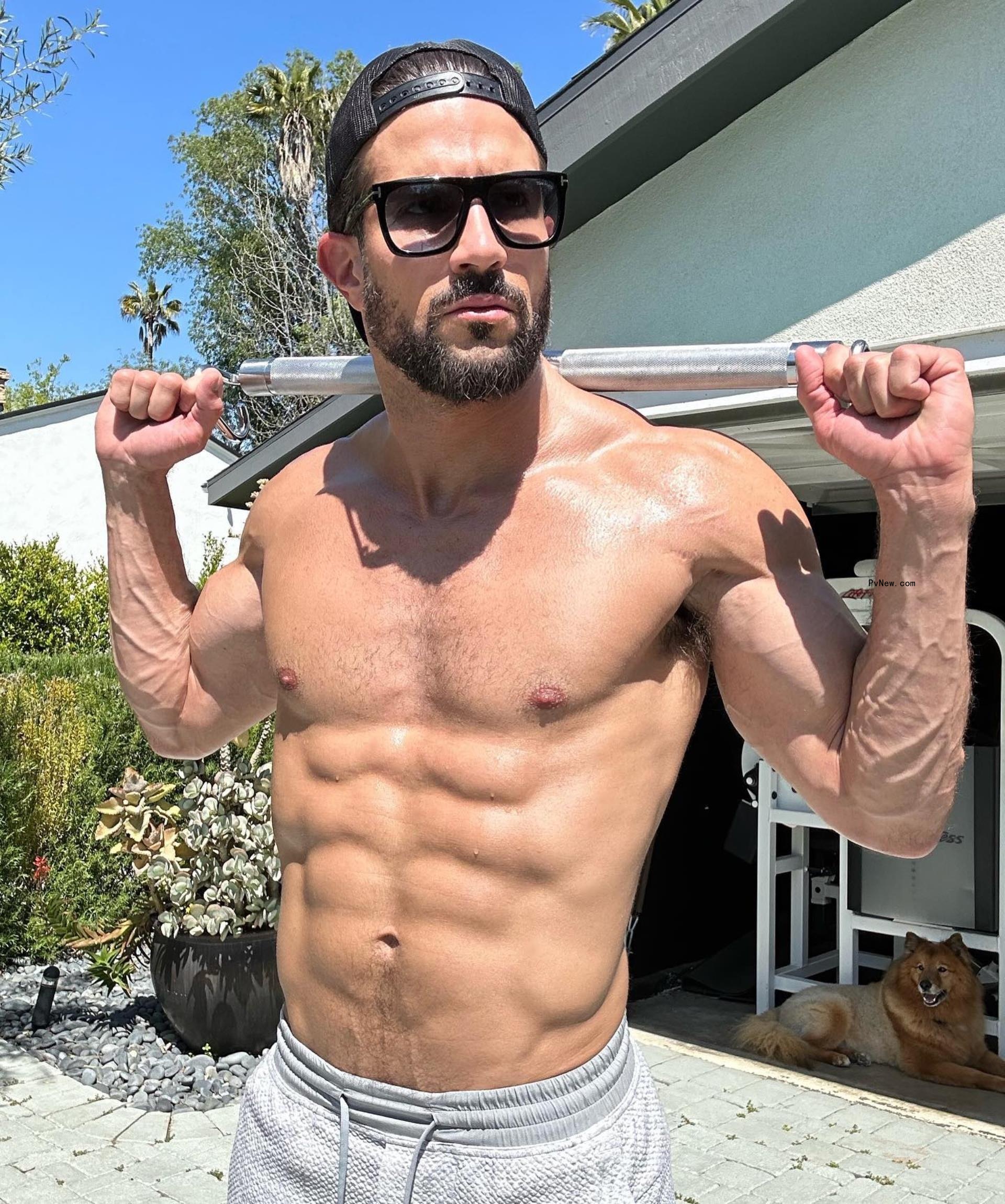 Bryan Abasolo shirtless