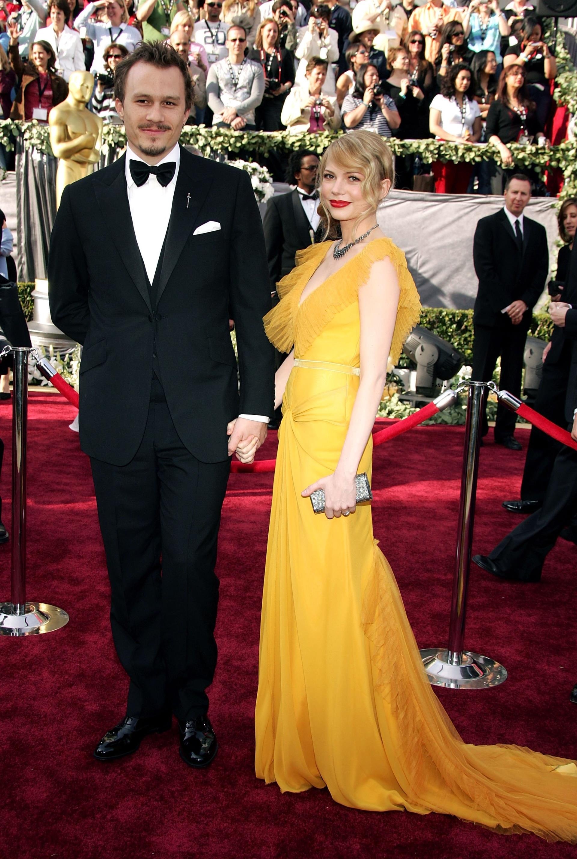 Michelle Williams and Heath Ledger.