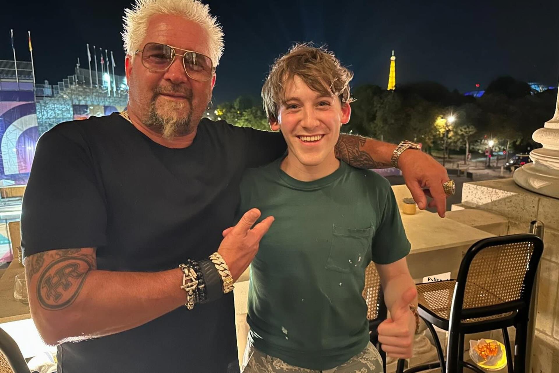 Guy Fieri and James Broderick