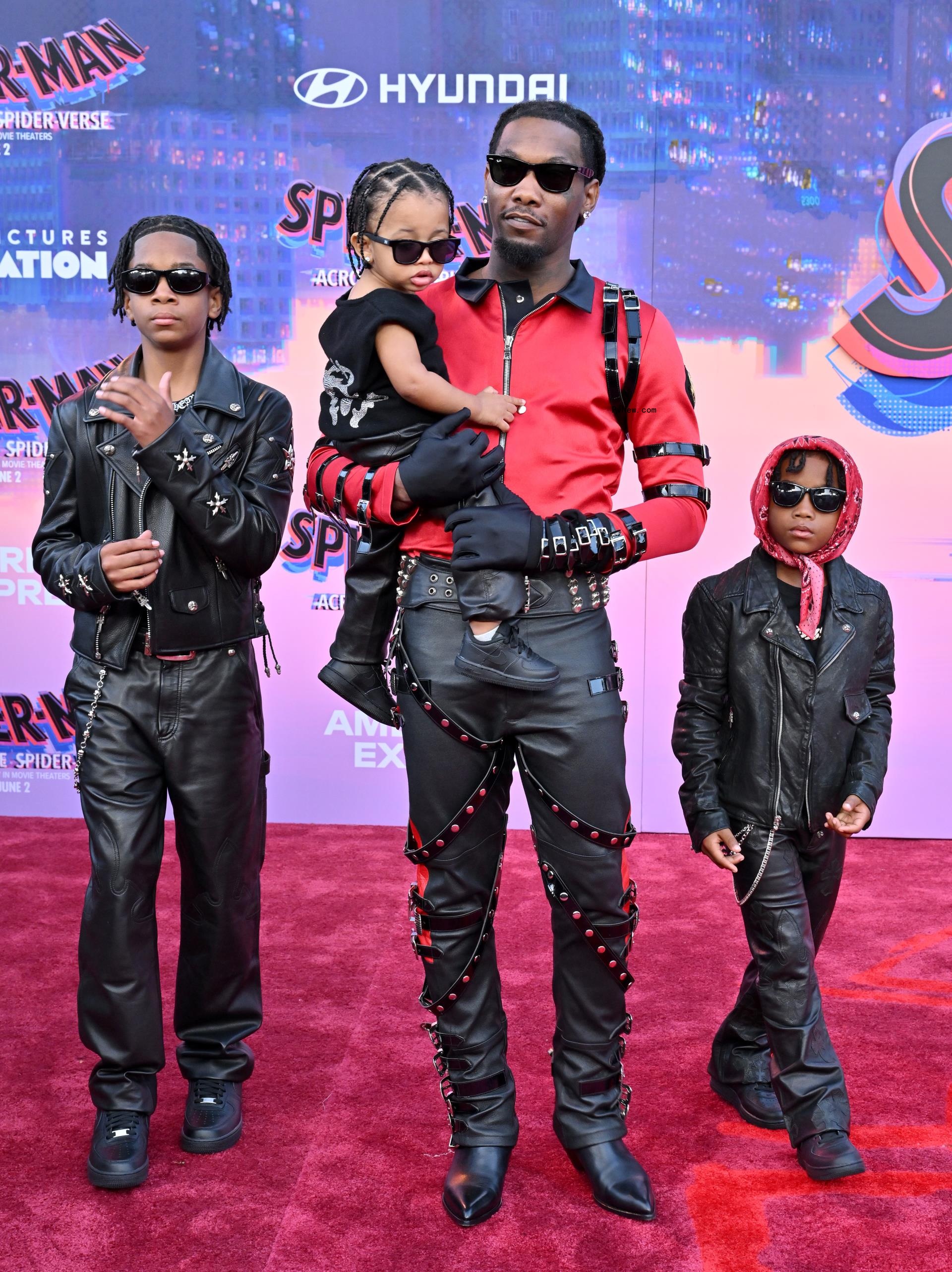 Offset and his kids at 2023